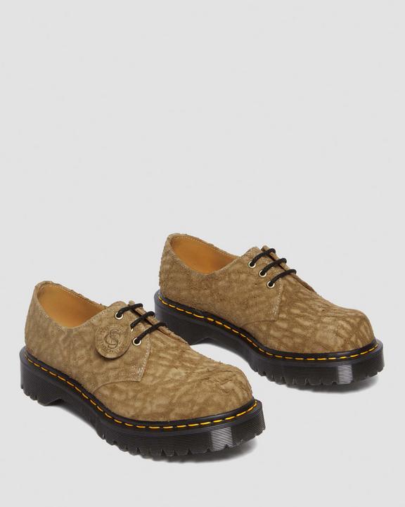 Scarpe Oxford 1461 Bex Made in England in pelle scamosciata goffrataScarpe Oxford 1461 Bex Made in England in pelle scamosciata goffrata Dr. Martens