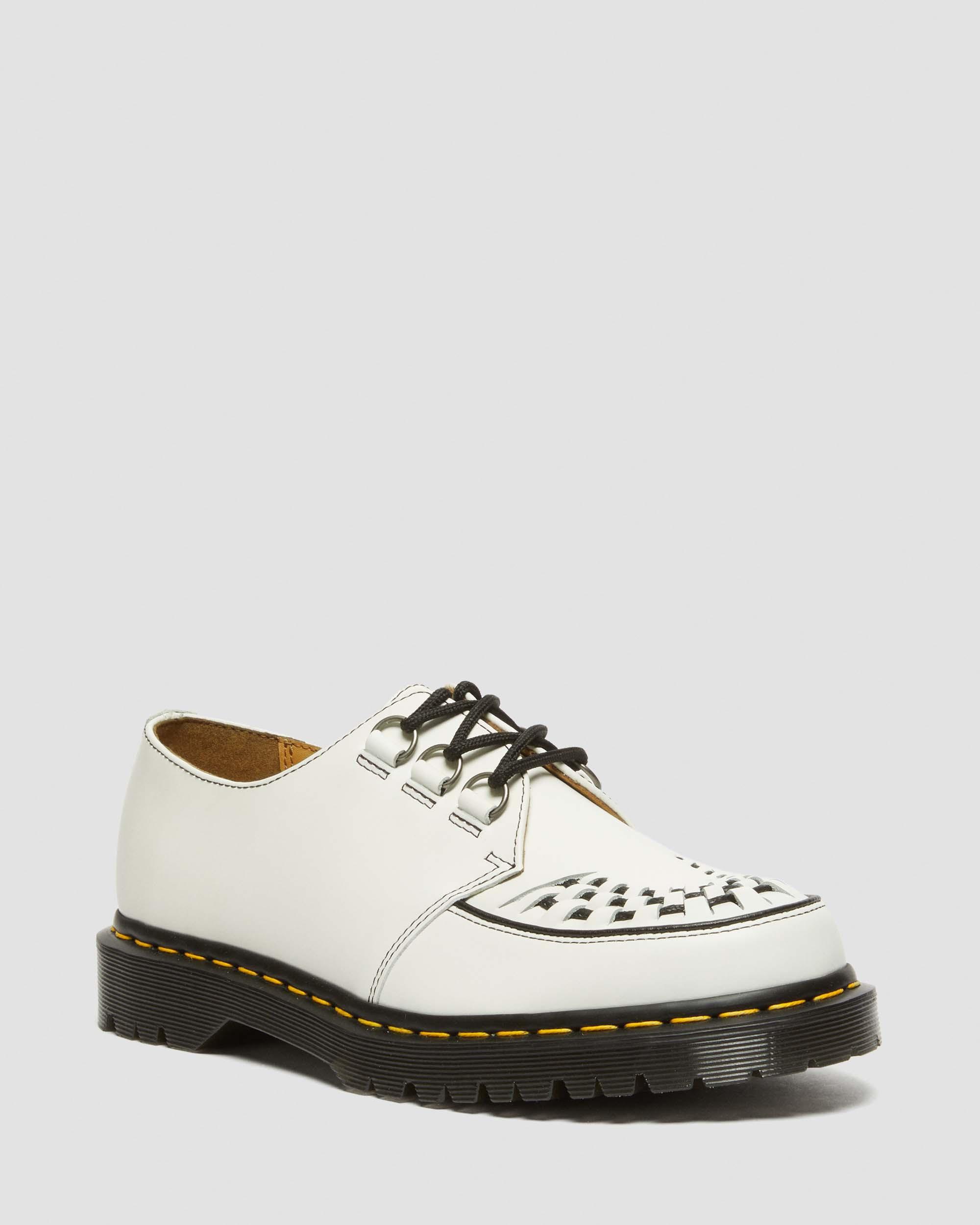 Shop Dr. Martens' Ramsey Smooth Leather Creepers In White