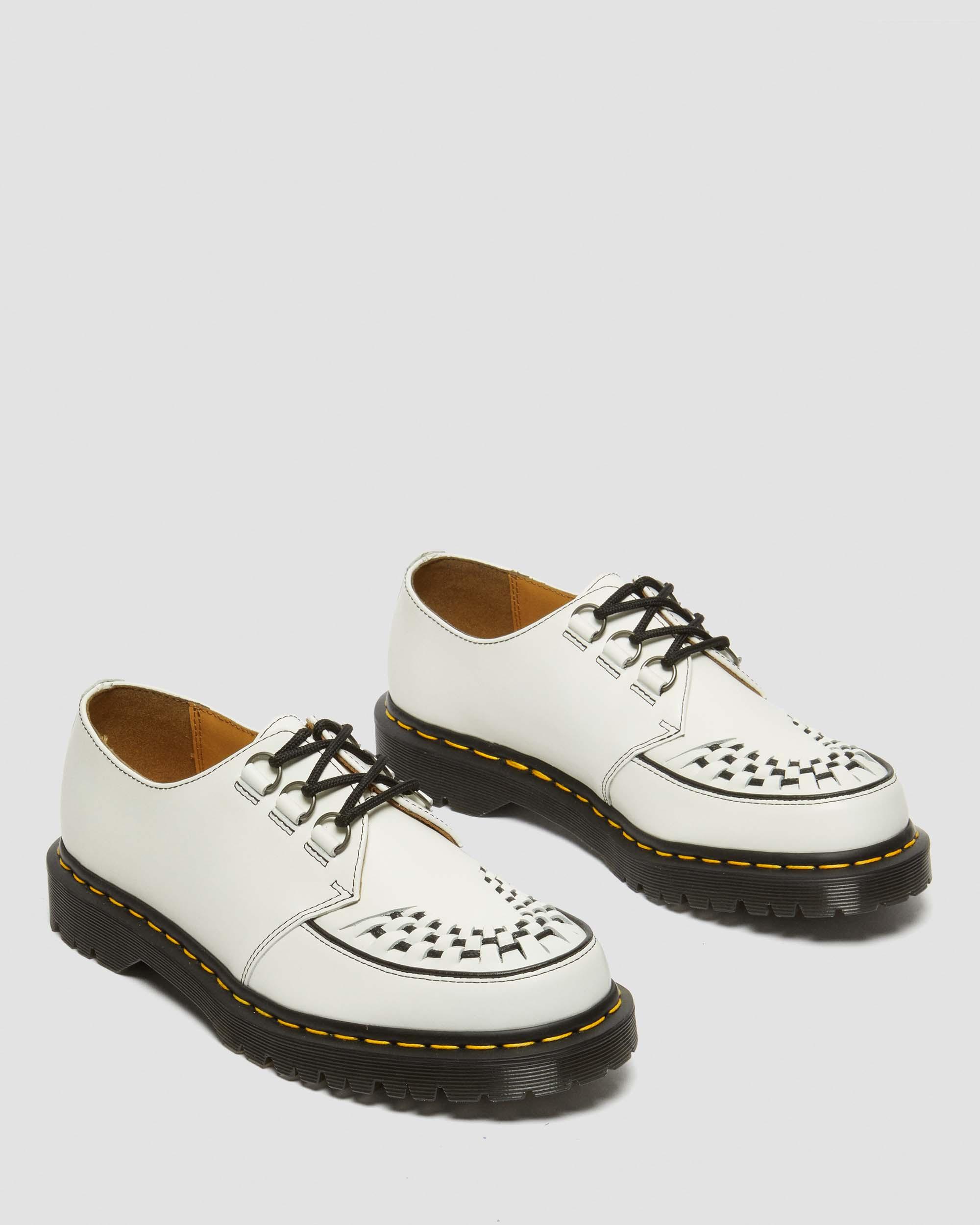 【美品☆】 Dr. Martens RAMSEY ホワイト レザー UK6 Ramsey Smooth Leather Creepers in WHITE | Dr. Martens™