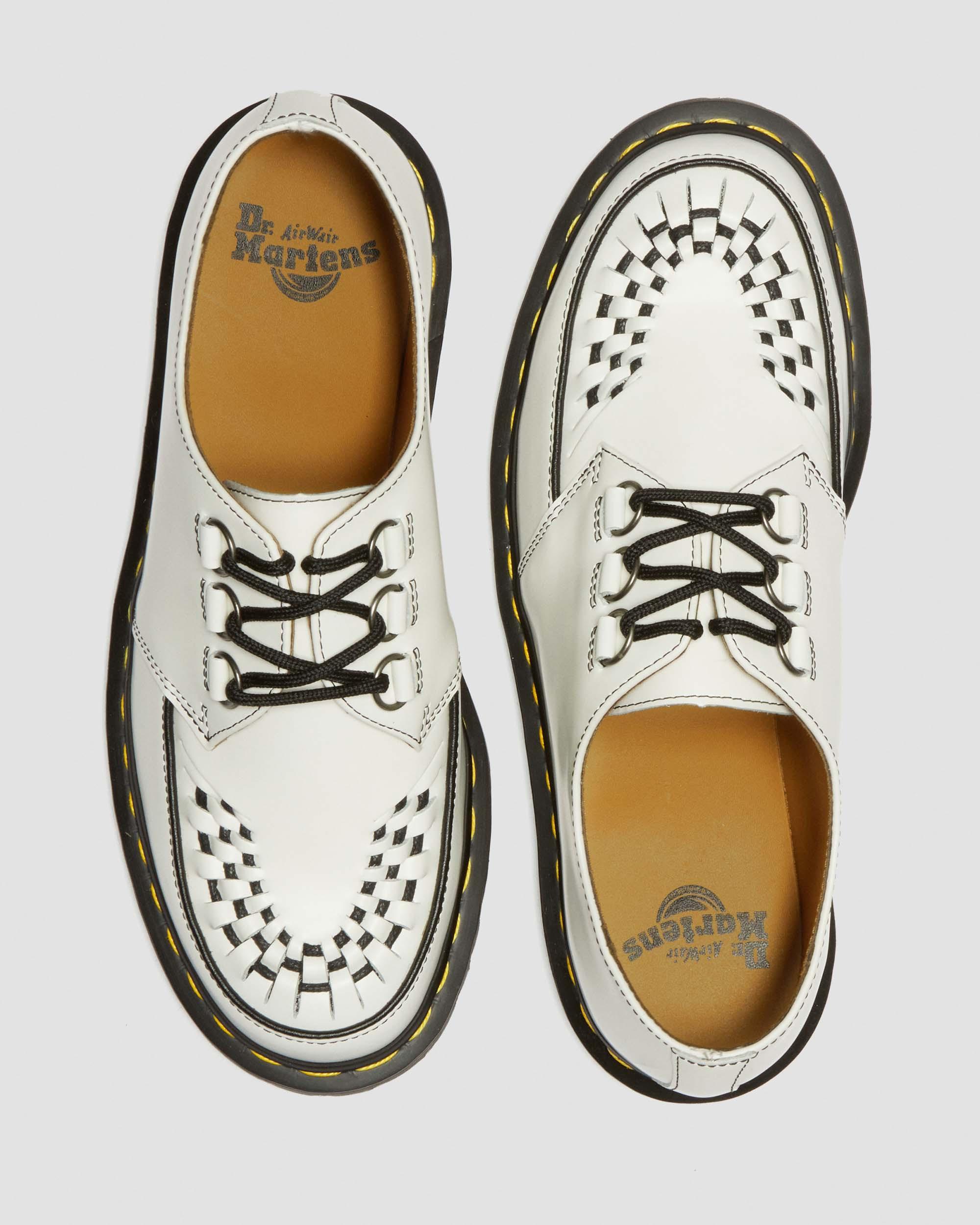 Ramsey Smooth Leather Creepers in WHITE | Dr. Martens™