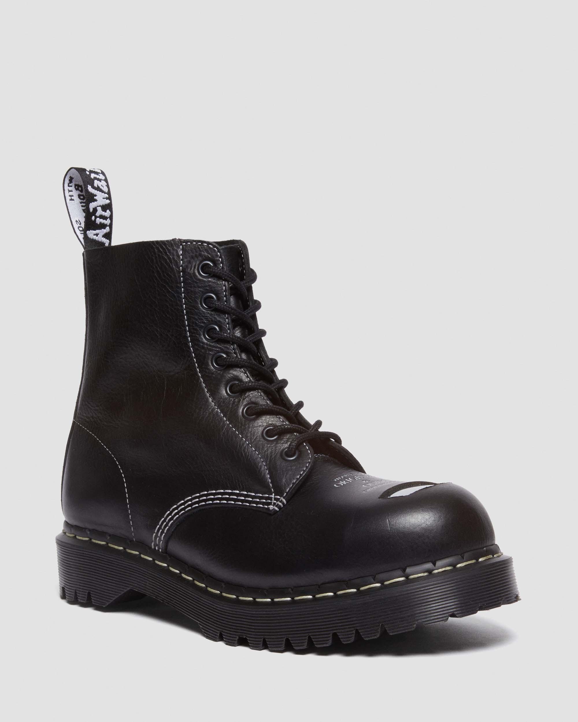 DR MARTENS 1460 Pascal Bex Exposed Steel Toe Lace Up Boots