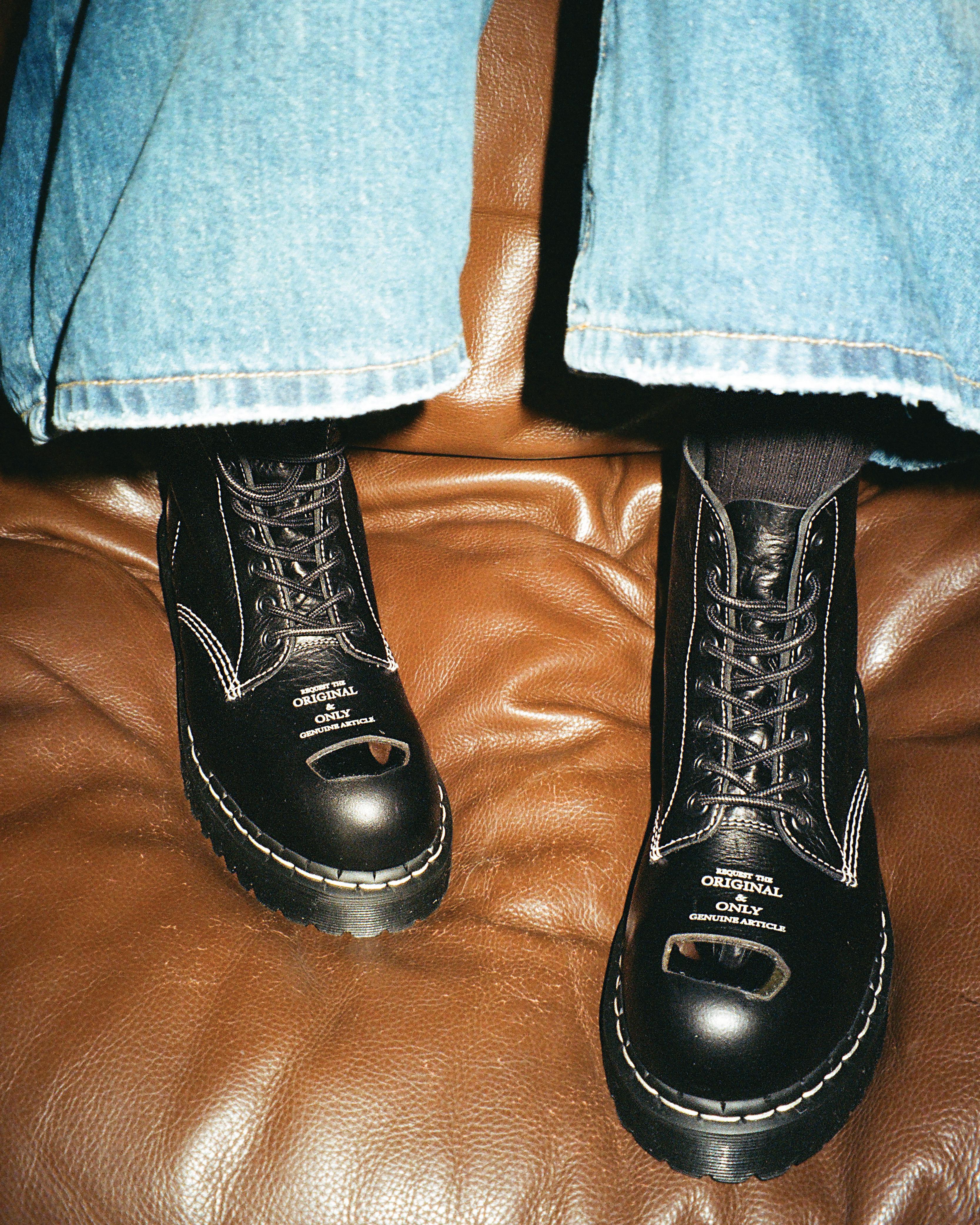 1460 Pascal Bex Steel Toe Leather Lace Up Boots