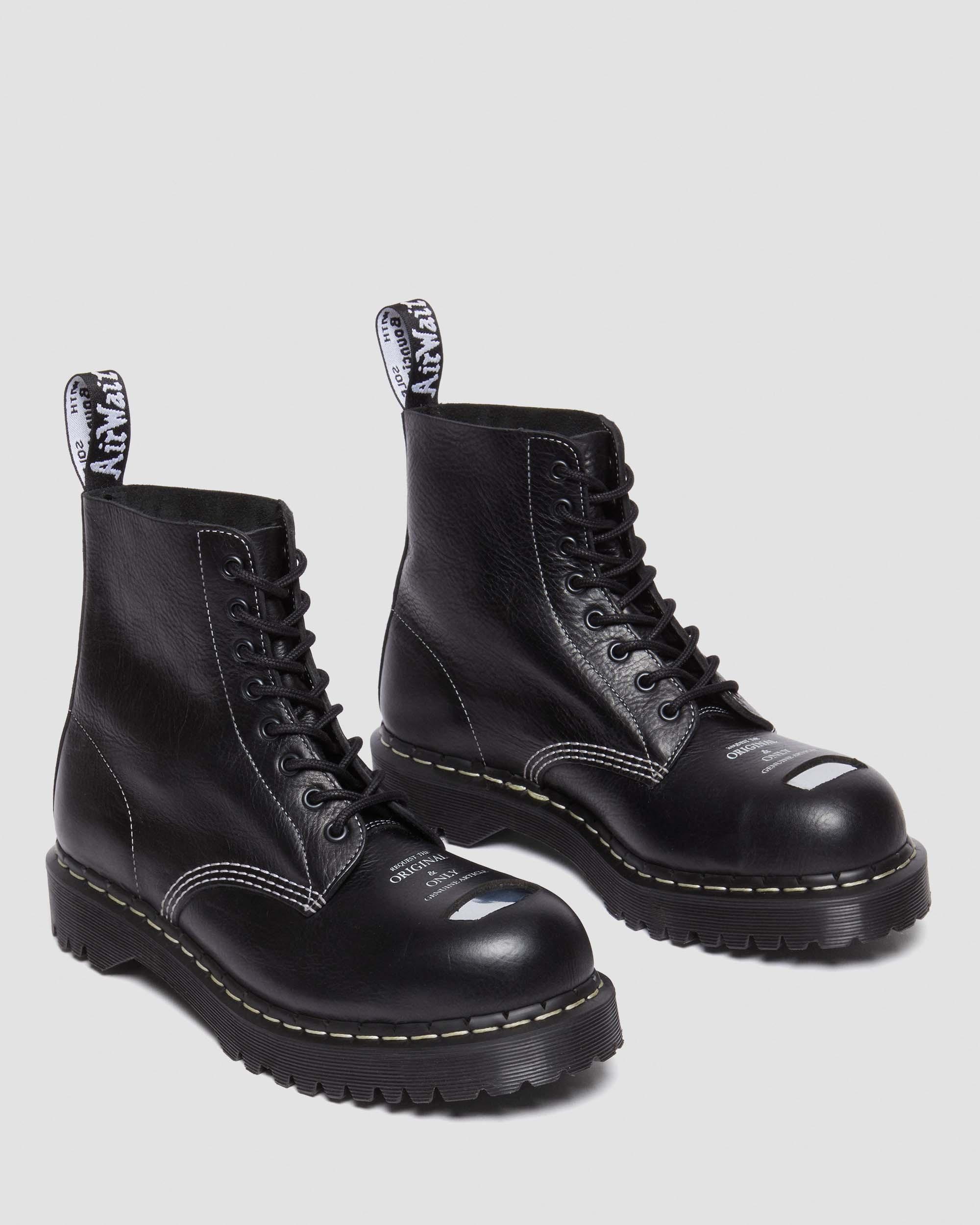 1460 Pascal Bex Steel Toe Leather Lace Up Boots