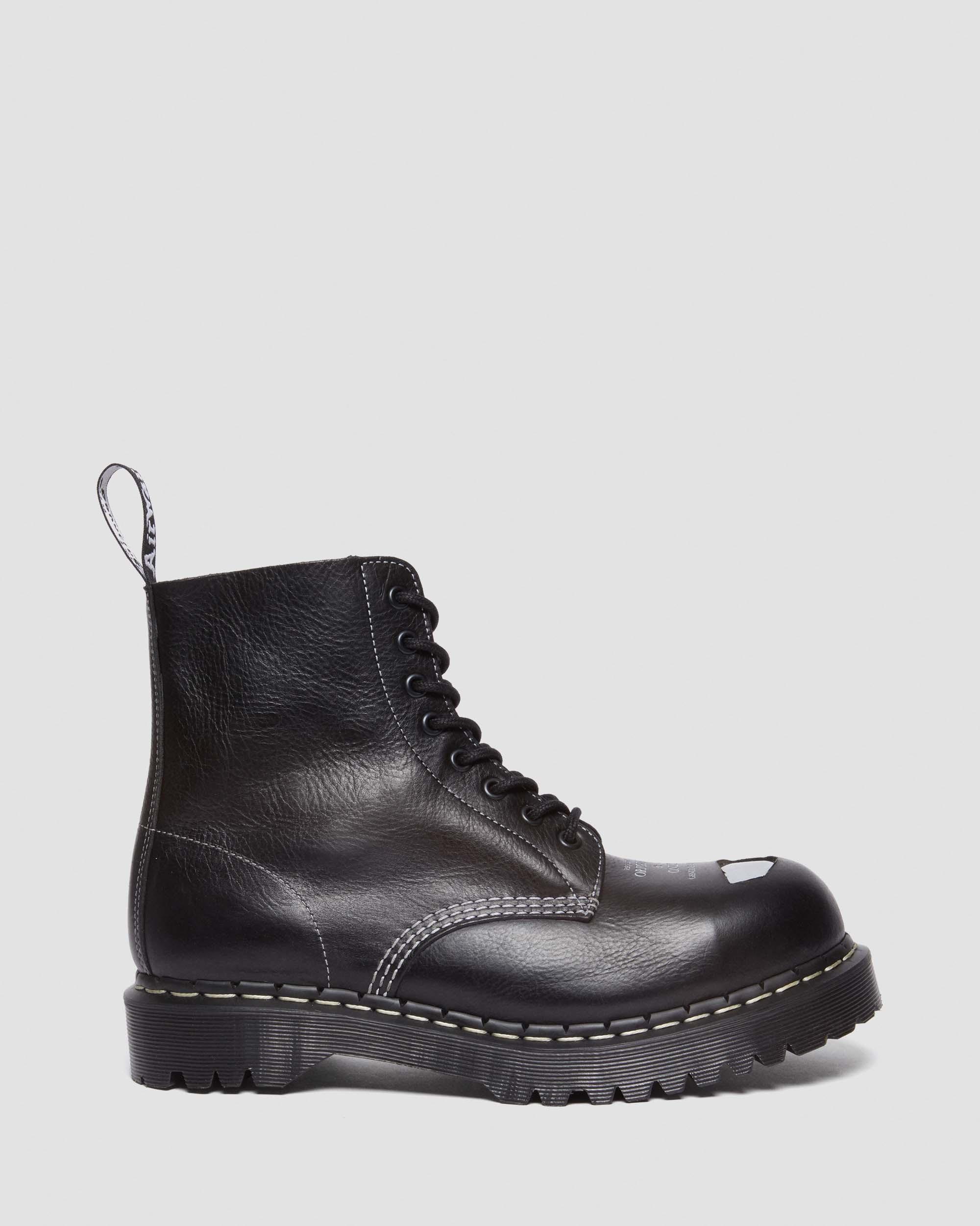 1460 Pascal Bex Steel Toe Leather Lace Up Boots