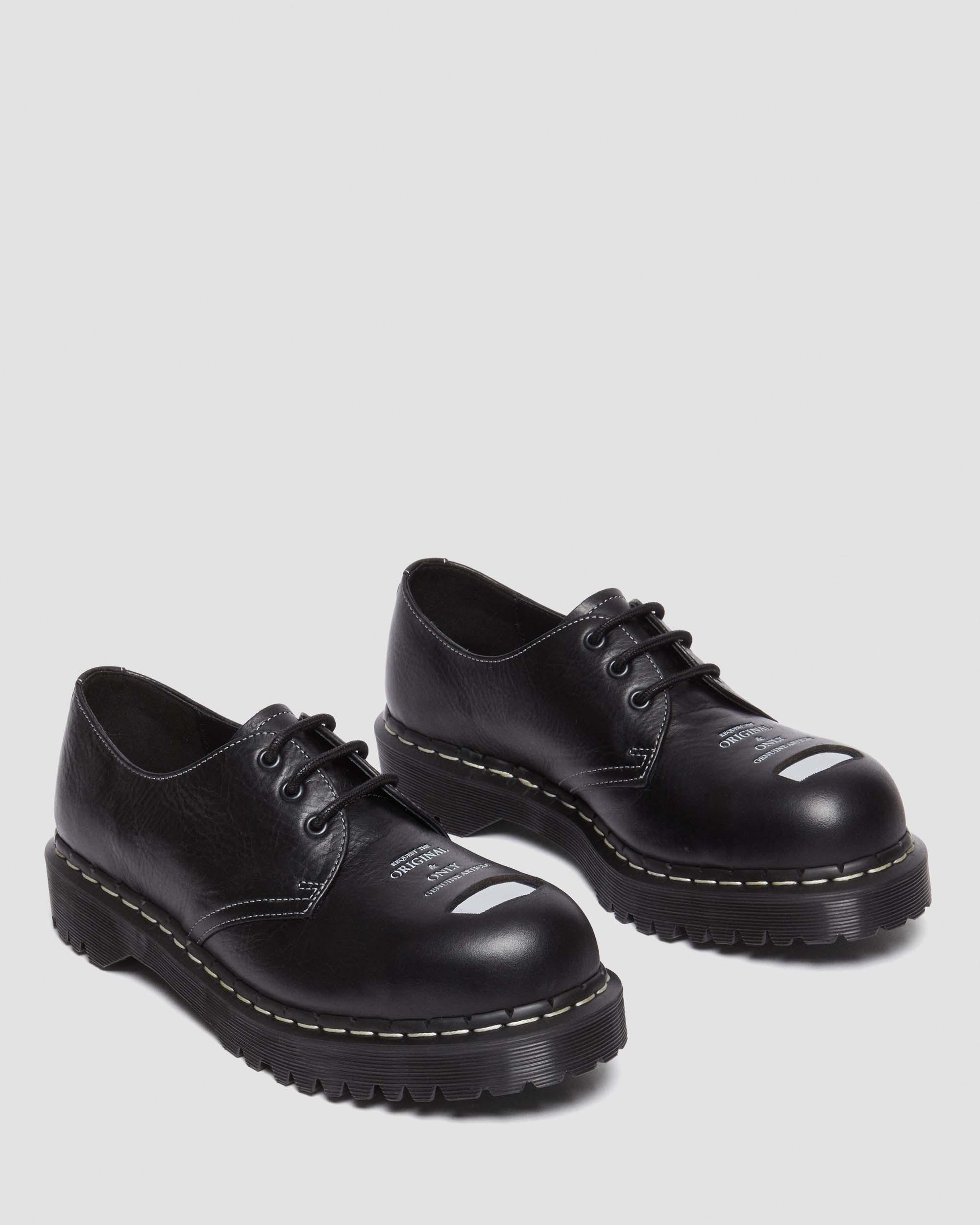 Fashion Dr Martens Oxford Shoe Unisex 1461 St Brogue Leather Steel
