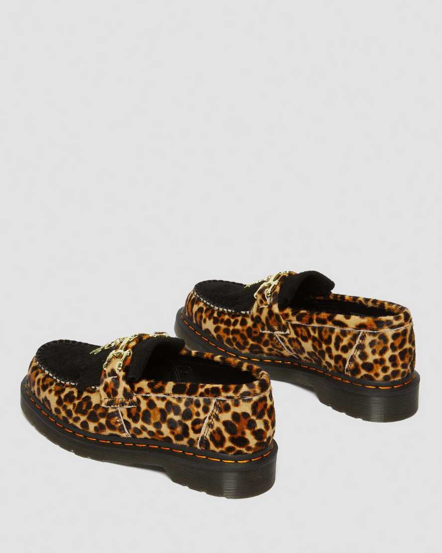 Adrian-loafers i Hair-On läder med leopardmönsterAdrian-loafers i Hair-On läder med leopardmönster Dr. Martens