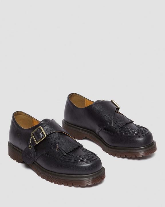 Ramsey Westminster Leather Buckle Creepers in Black | Dr Ramsey Westminster Leather Buckle Creepers in Black | Dr