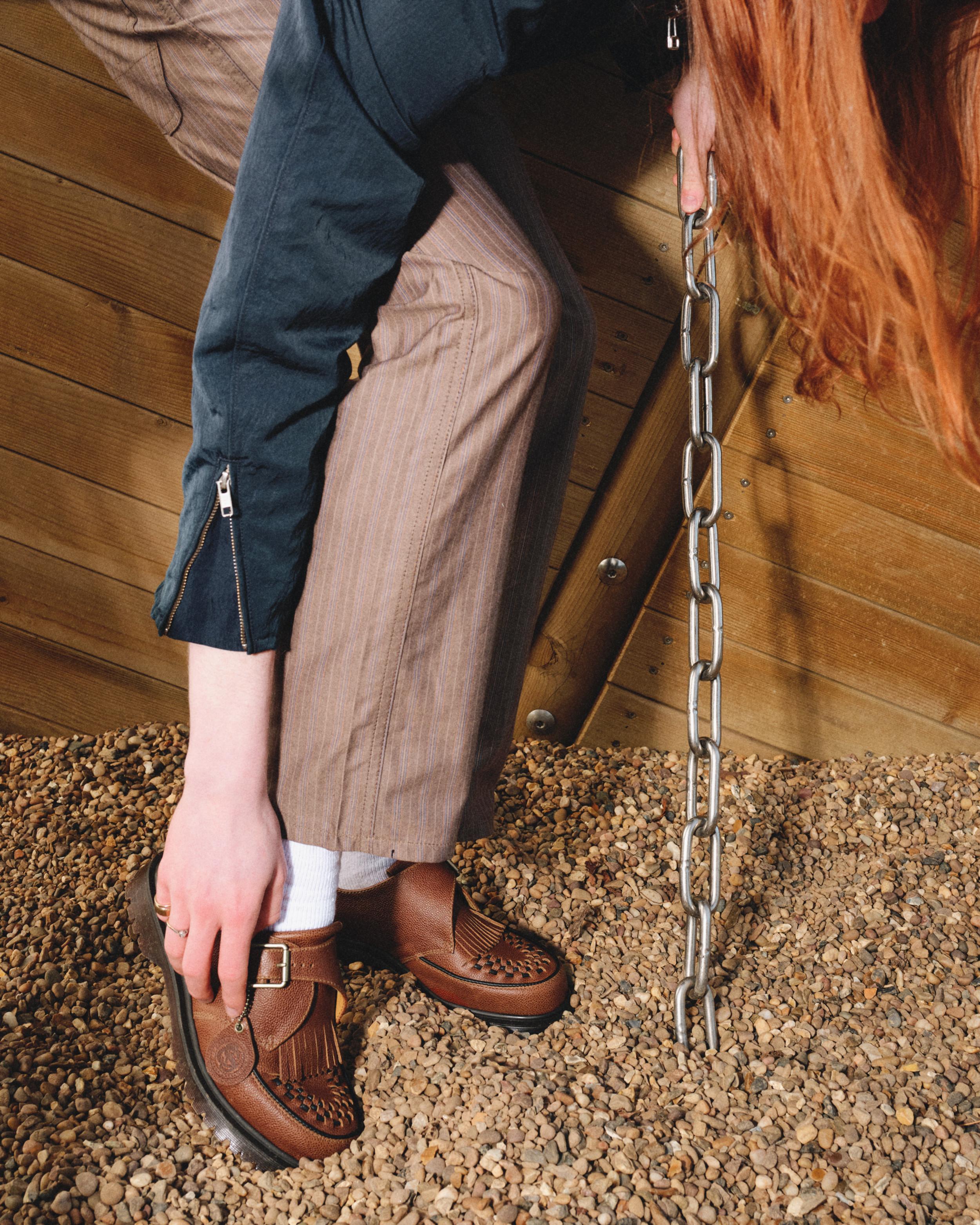 Ramsey Westminster Leather Buckle Creepers in WHISKEY | Dr. Martens™