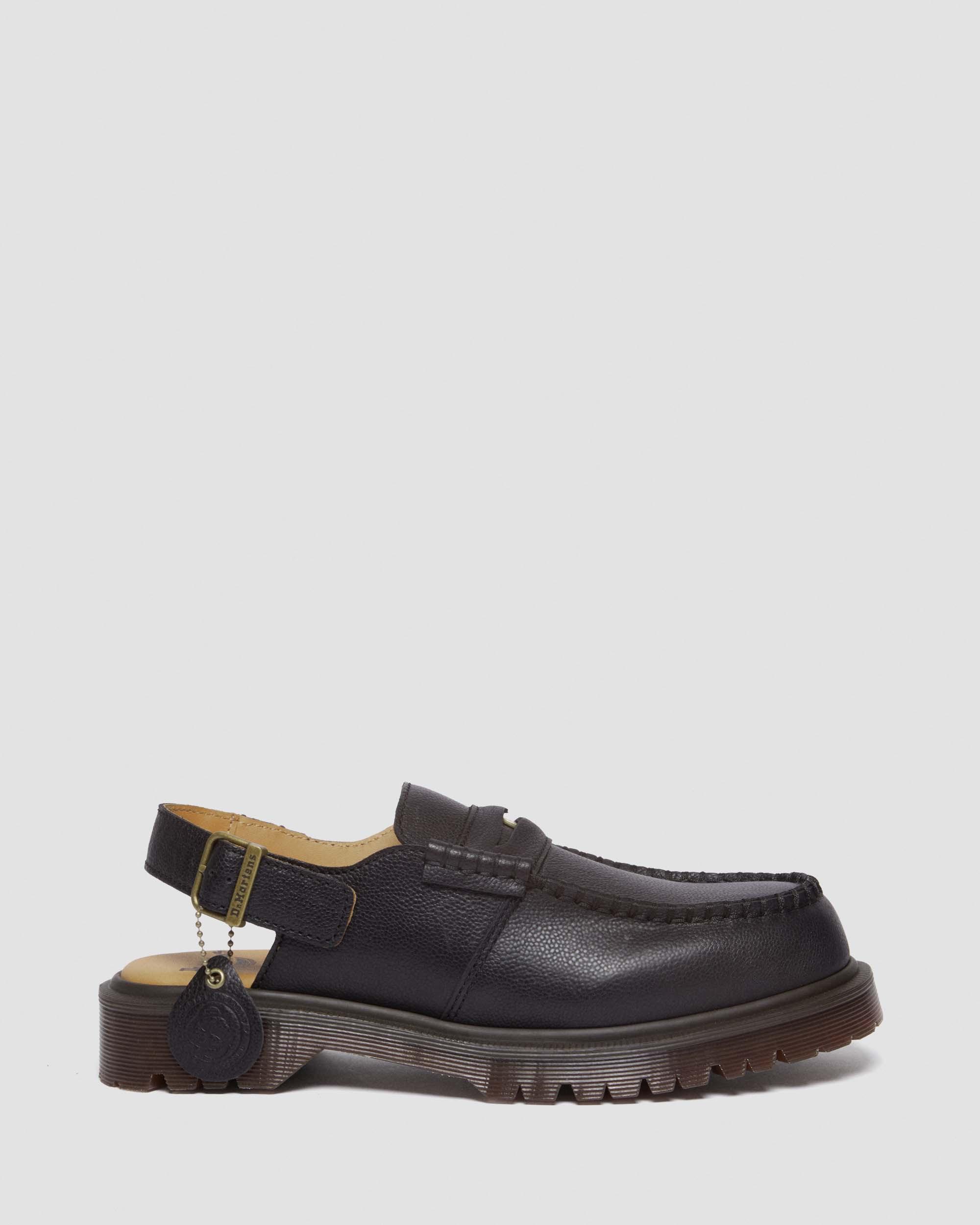Dr. Martens PENTONレオパード　UK6 Penton Smooth Leather Loafers in Black | Dr. Martens