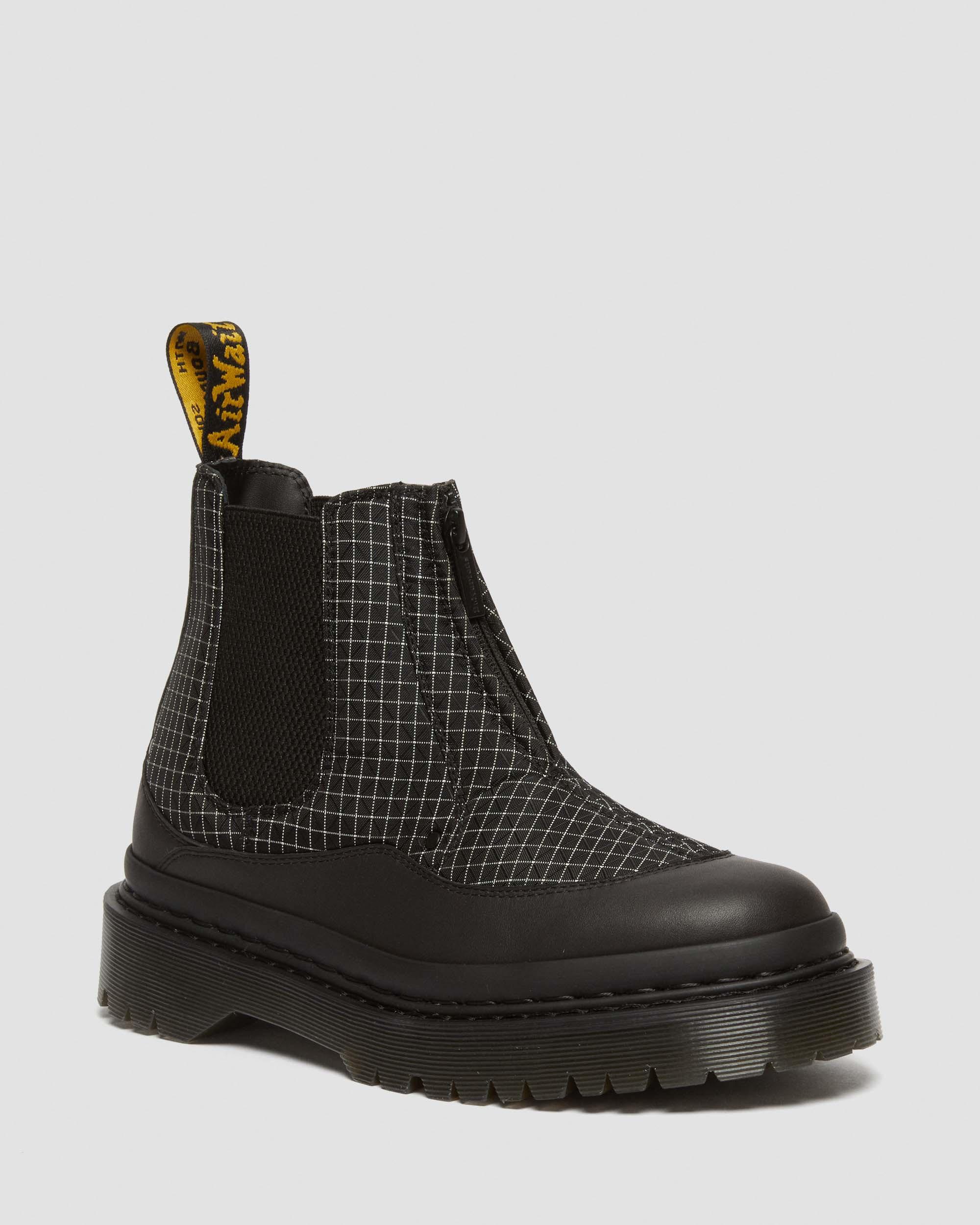 Hardie II Leather Chelsea Work Boots in Black Dr. Martens