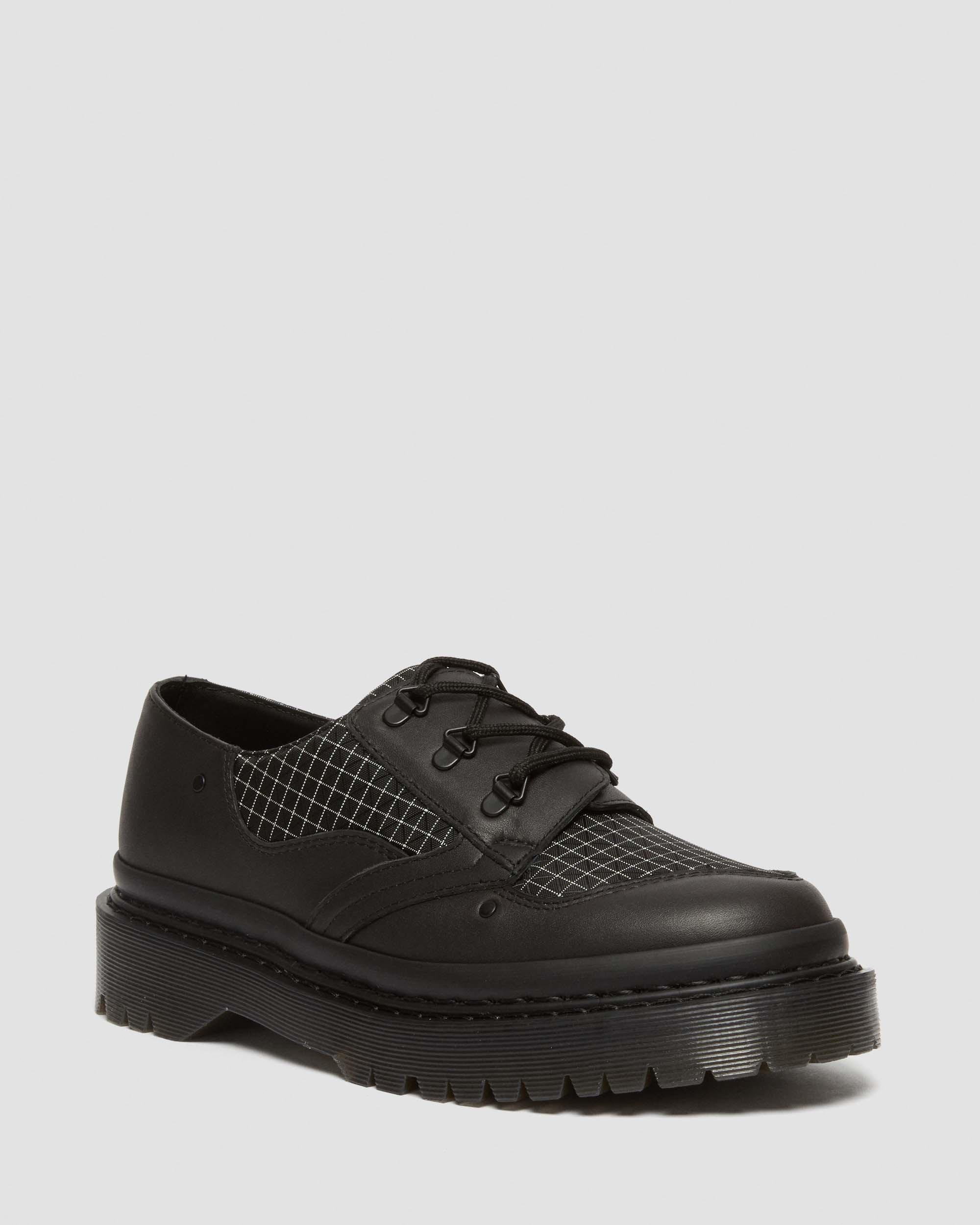 DR MARTENS 1461 Bex Ripstop Grid Oxford Shoes