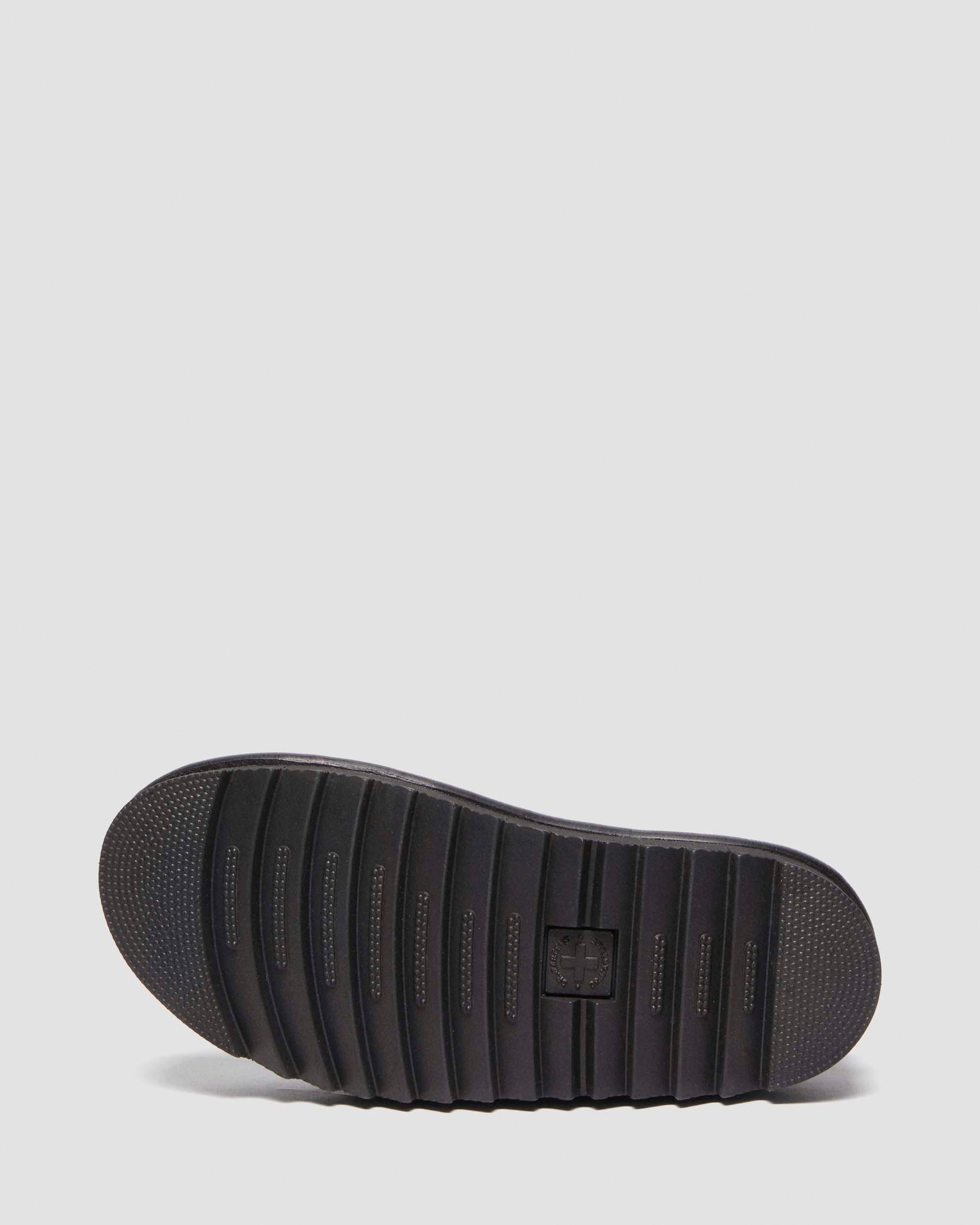 Blaire Athena Leather Strap Sandals in BLACK