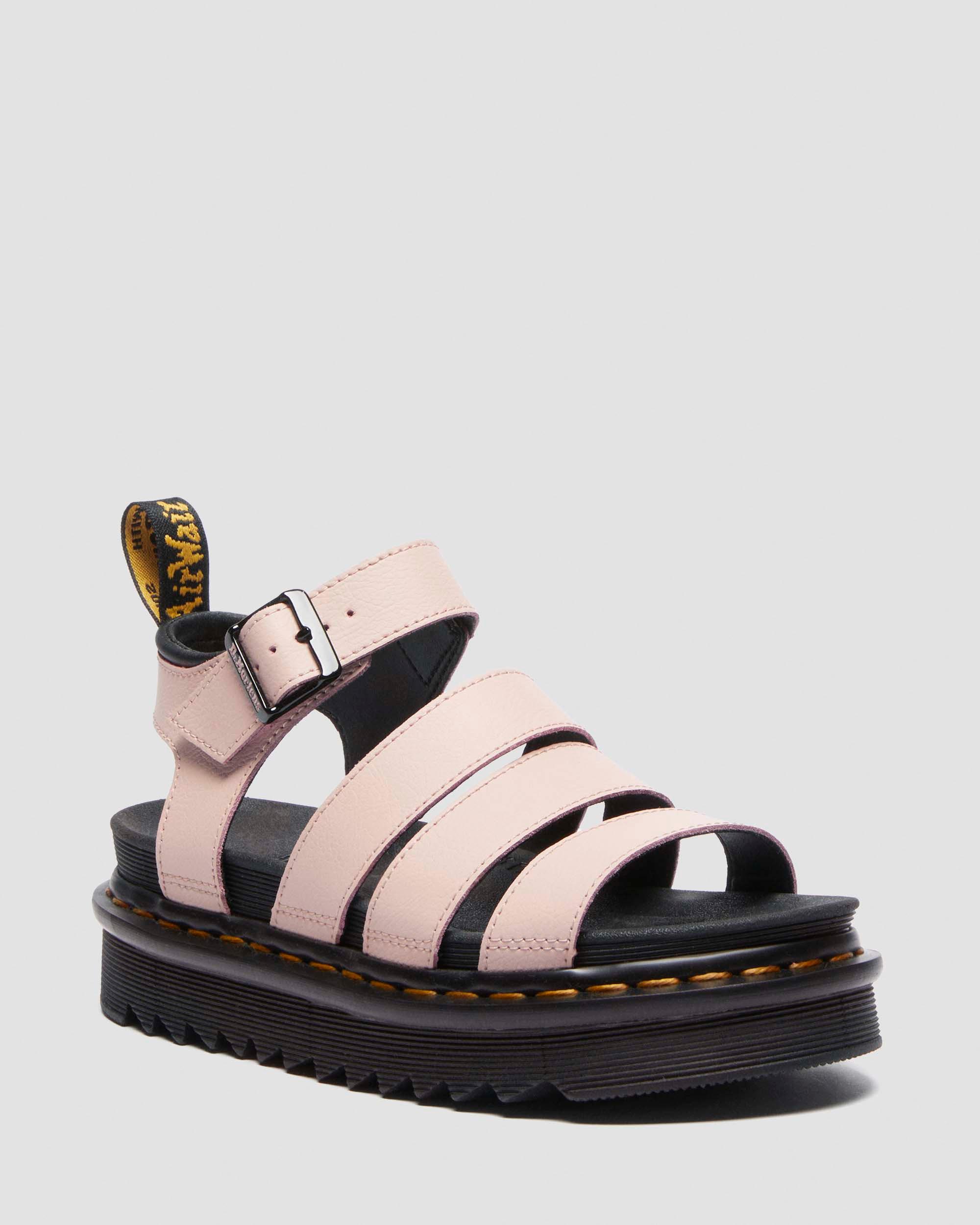 Sandali Blaire in pelle Athena con cinturino in Rosa Confetto