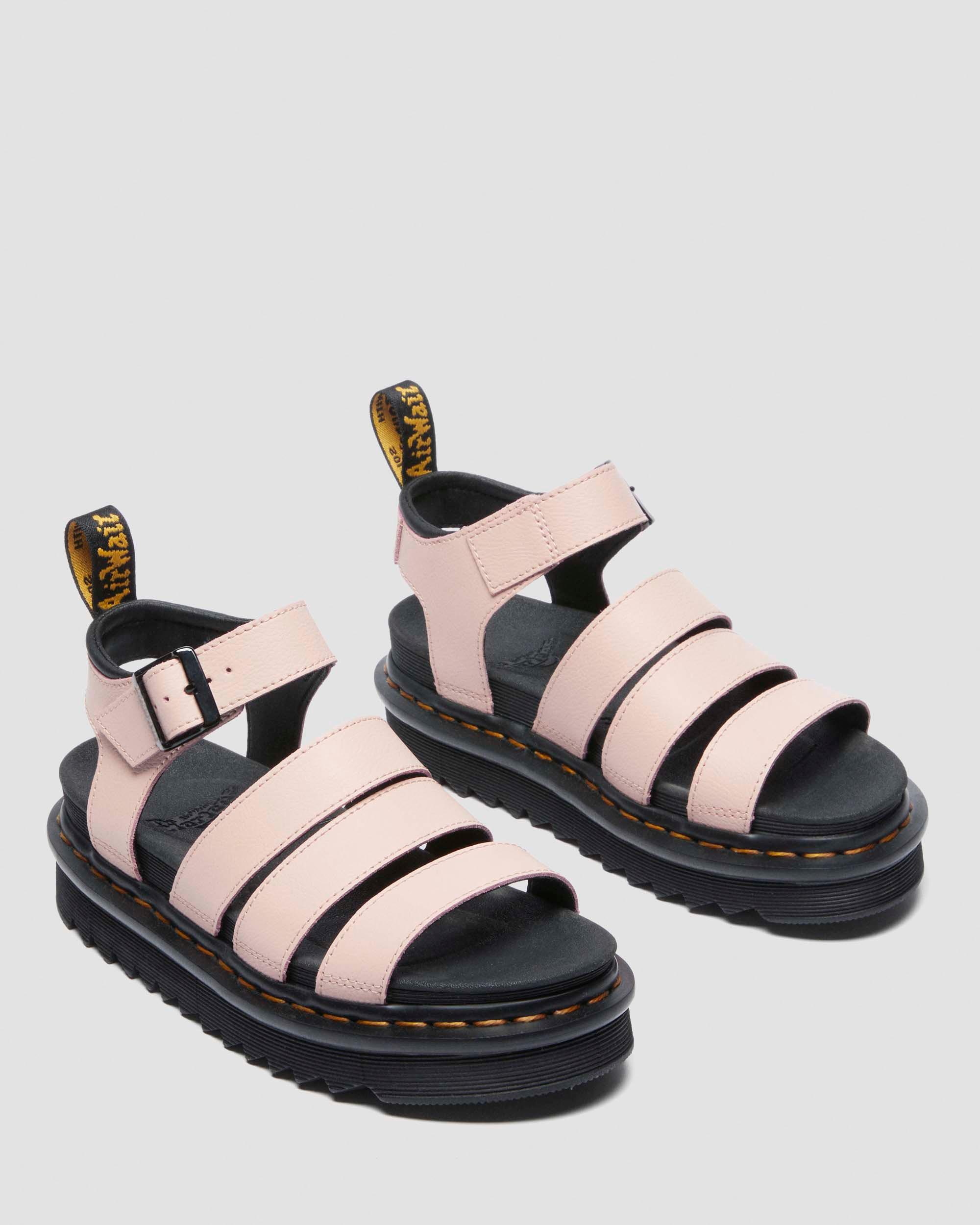 Sandali Blaire in pelle Athena con cinturino in Rosa Confetto
