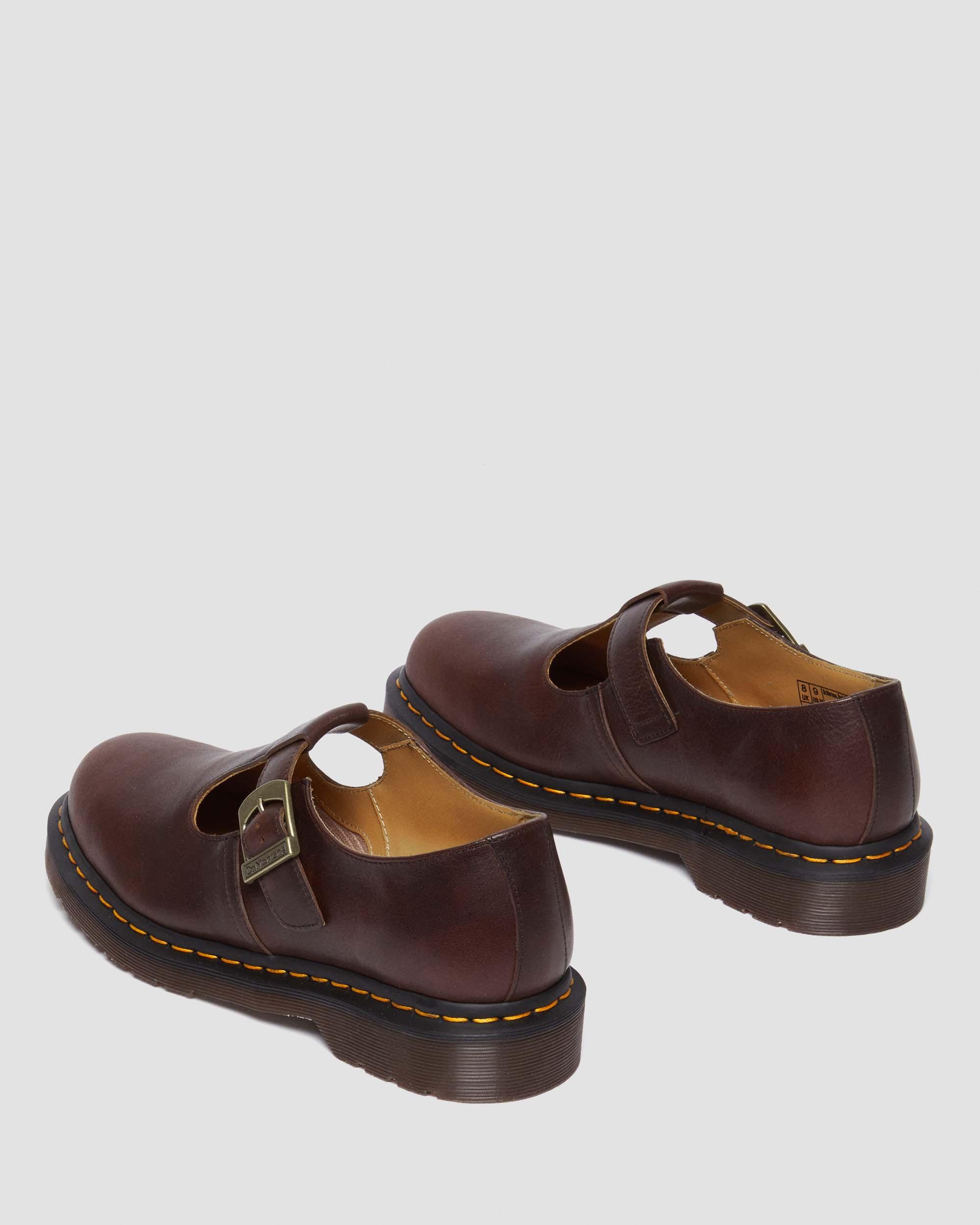 Mary Jane con cinturino a T in pelle Regency