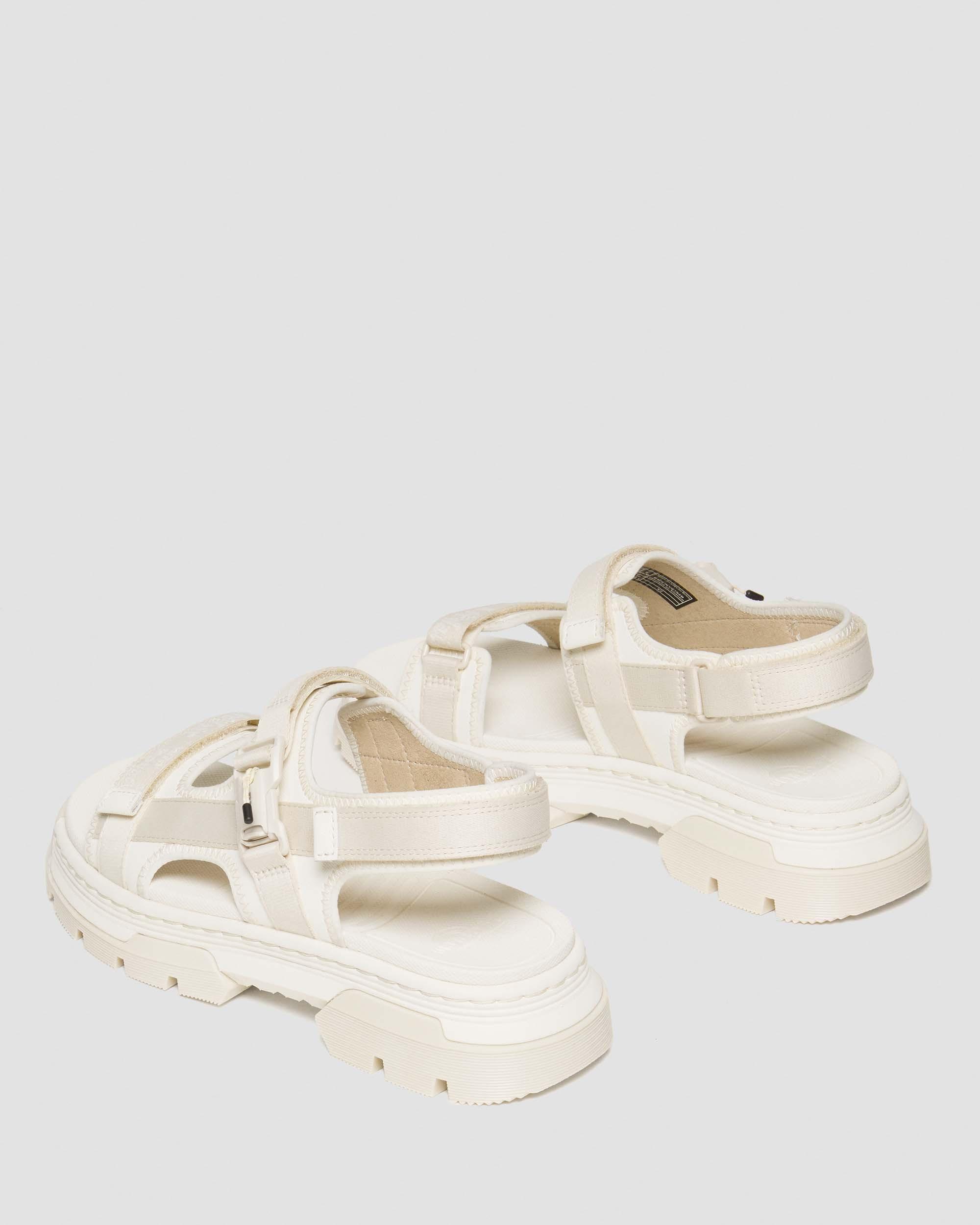 Forster Ajax Leather Wedding Sandals, Egret | Dr. Martens