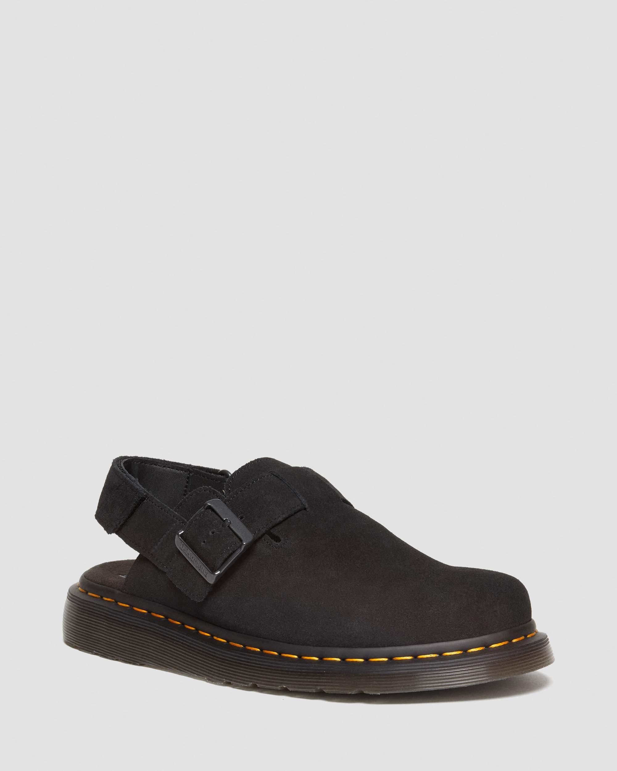 Zebzag Anywair Suede Mules in Black | Dr. Martens