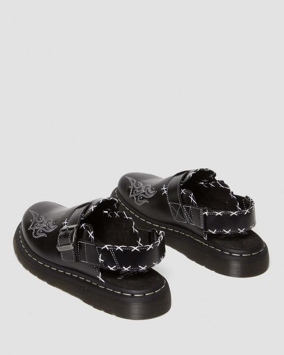 Jorge II Gothic Americana Leather Slingback MulesJorge II Gothic Americana Leather Slingback Mules Dr. Martens