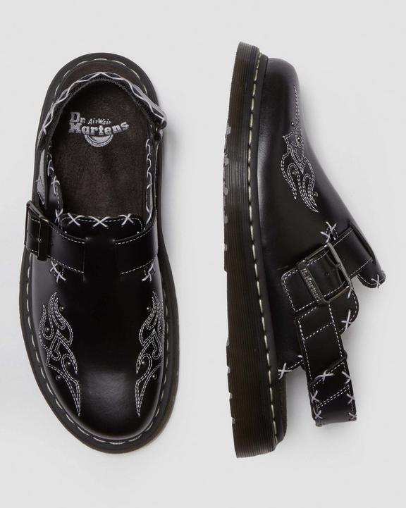 Zuecos Jorge Contrast Stitch de pielZuecos Jorge Contrast Stitch de piel Dr. Martens