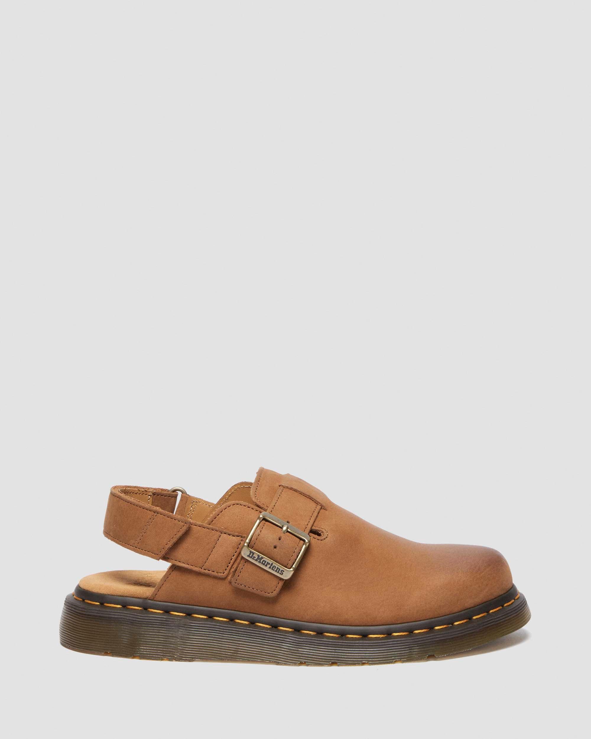 Jorge Ii mules i tumlad nubuck  in Ökenbrun