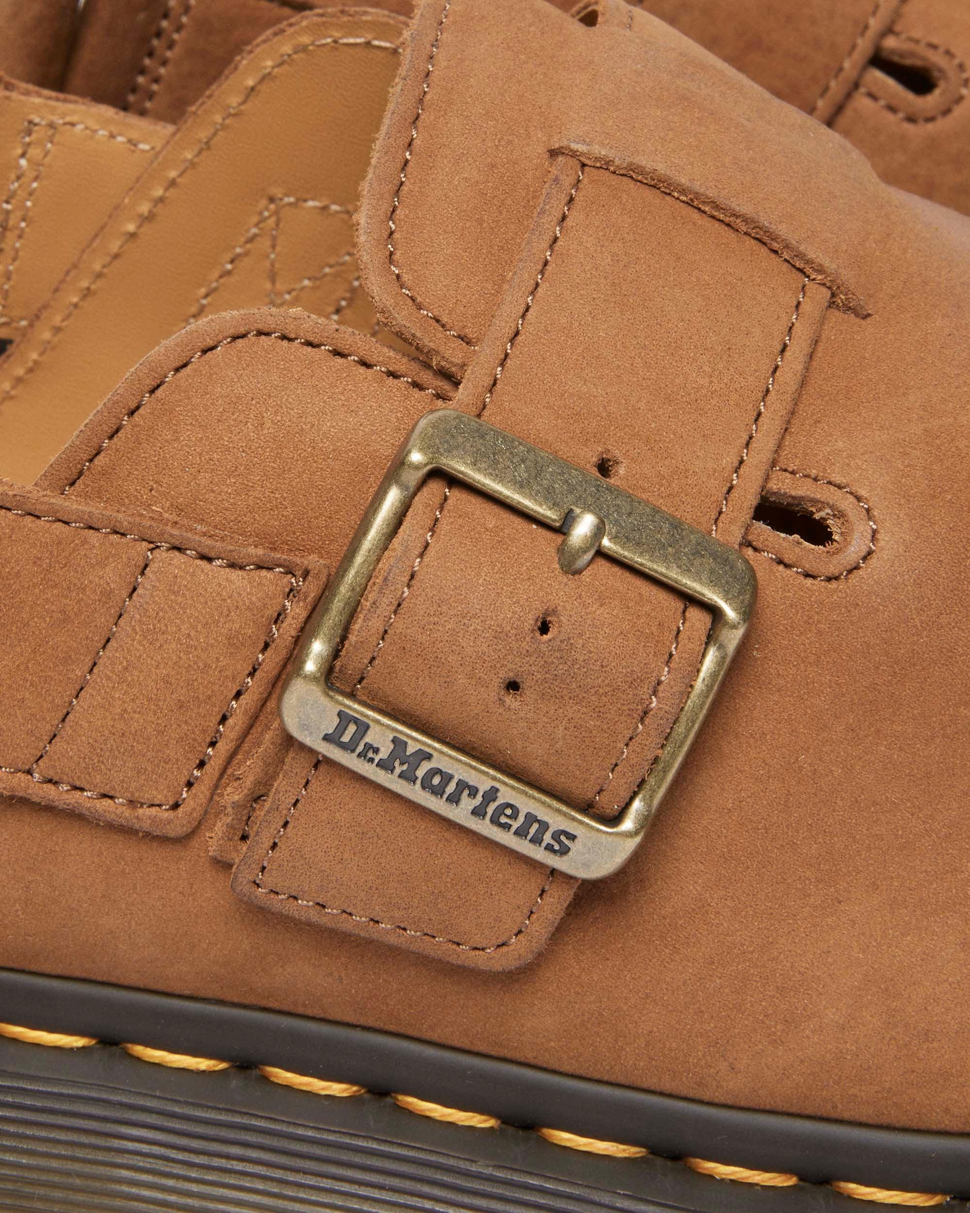 Jorge Ii mules i tumlad nubuck  in Ökenbrun