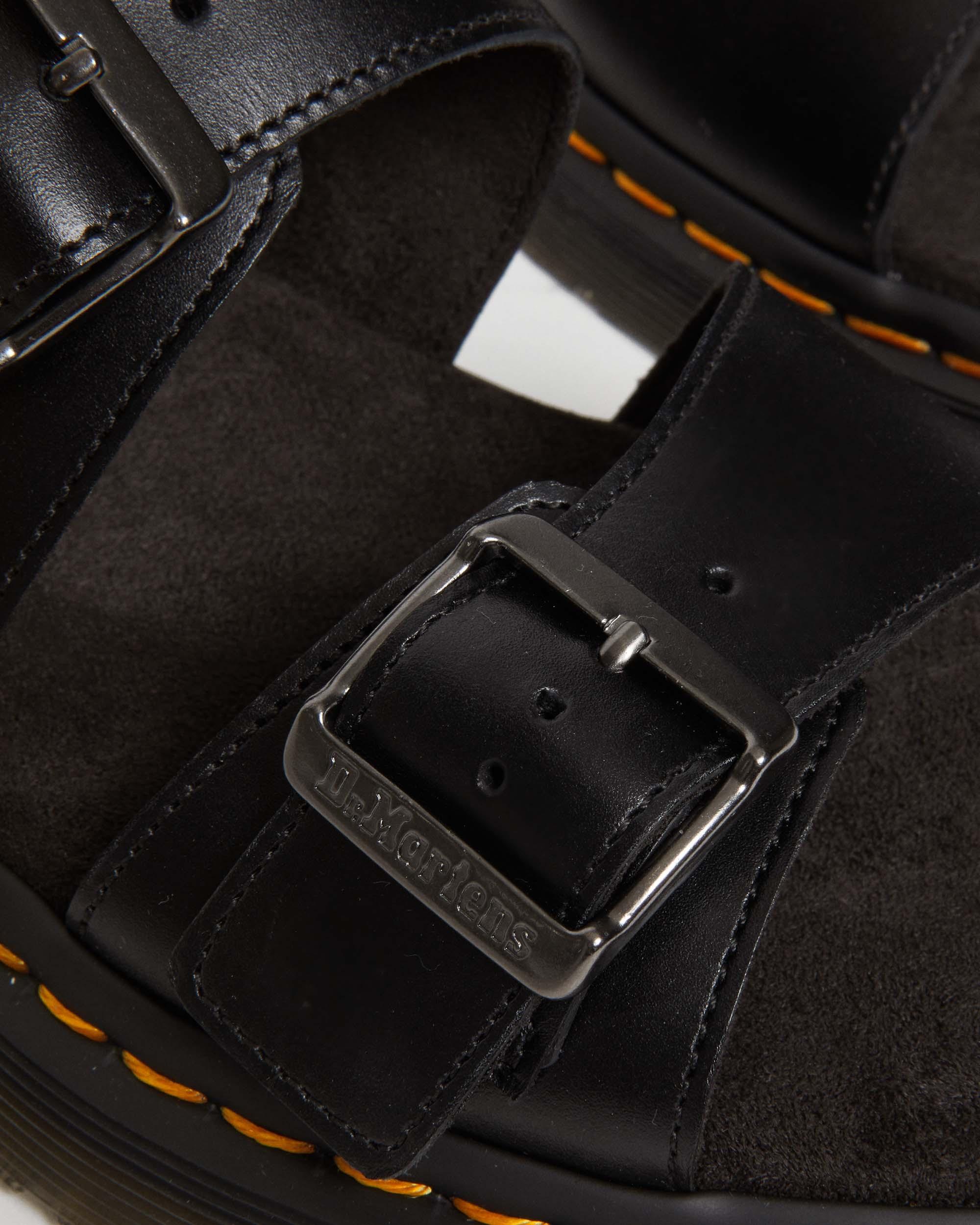 Josef Analine Leather Buckle Slide Sandals | Dr. Martens ReWair
