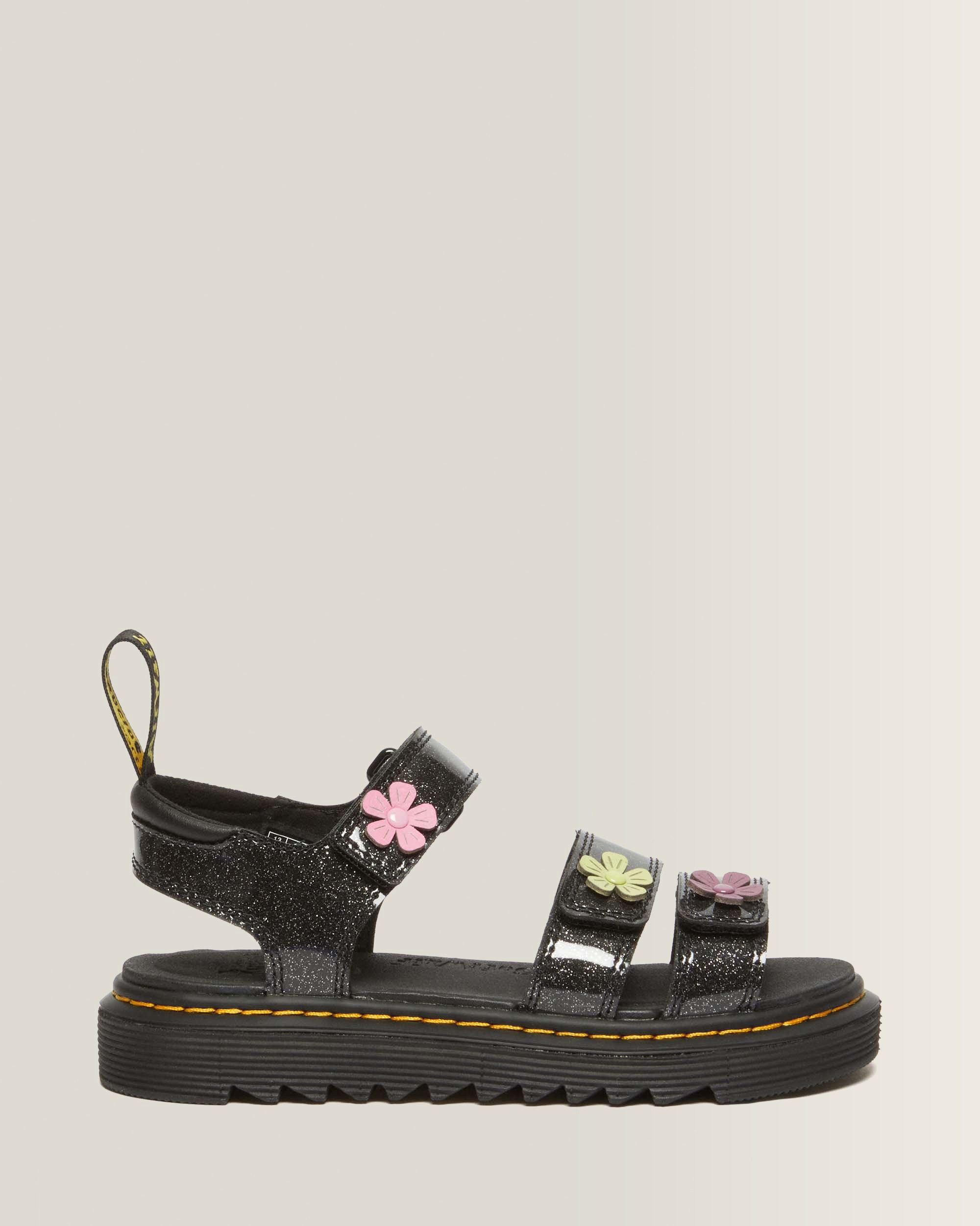 Sandalias Klaire de purpurina con tiras de velcro para junior product image