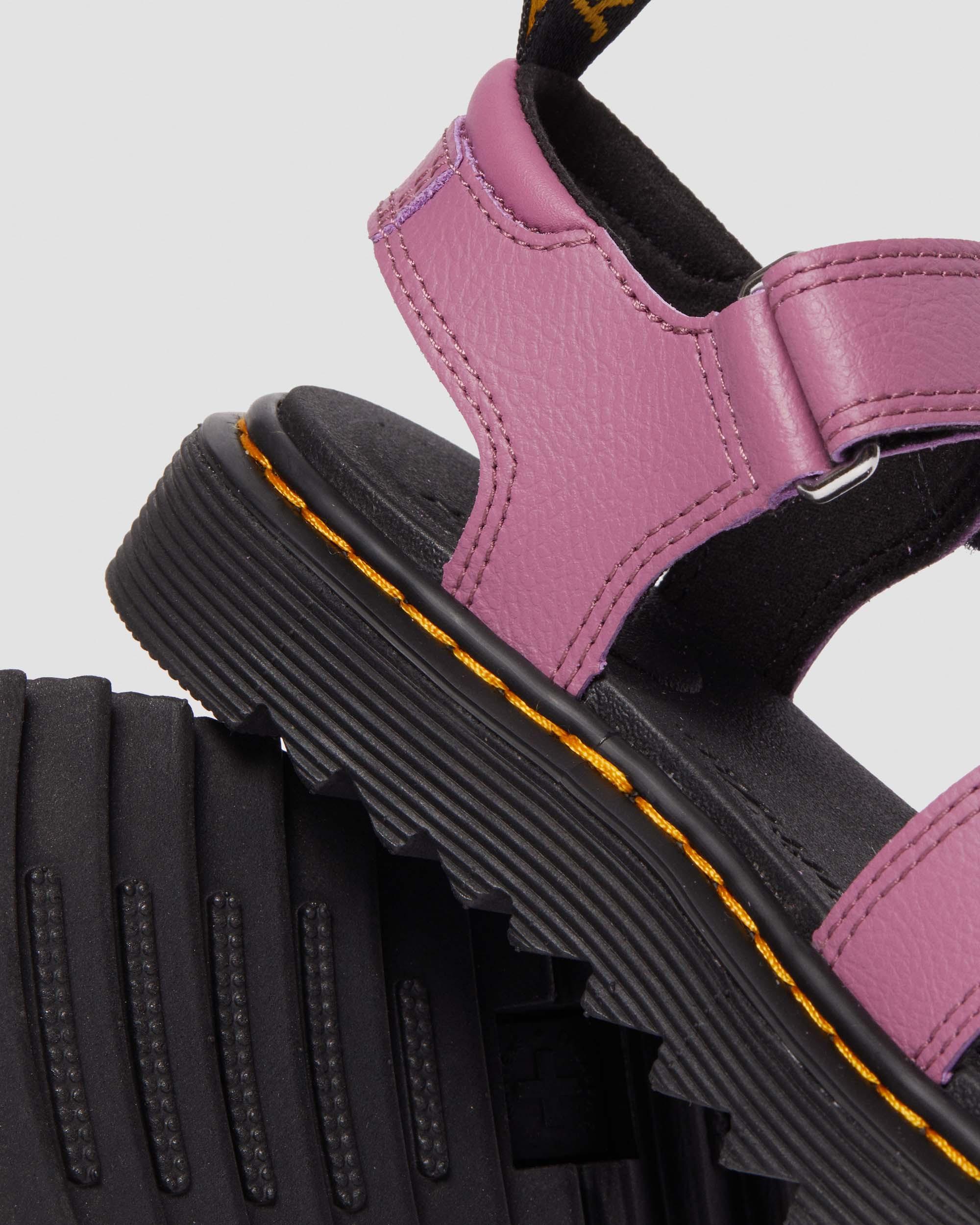 Junior Klaire Athena Leather Strap Velcro Sandals