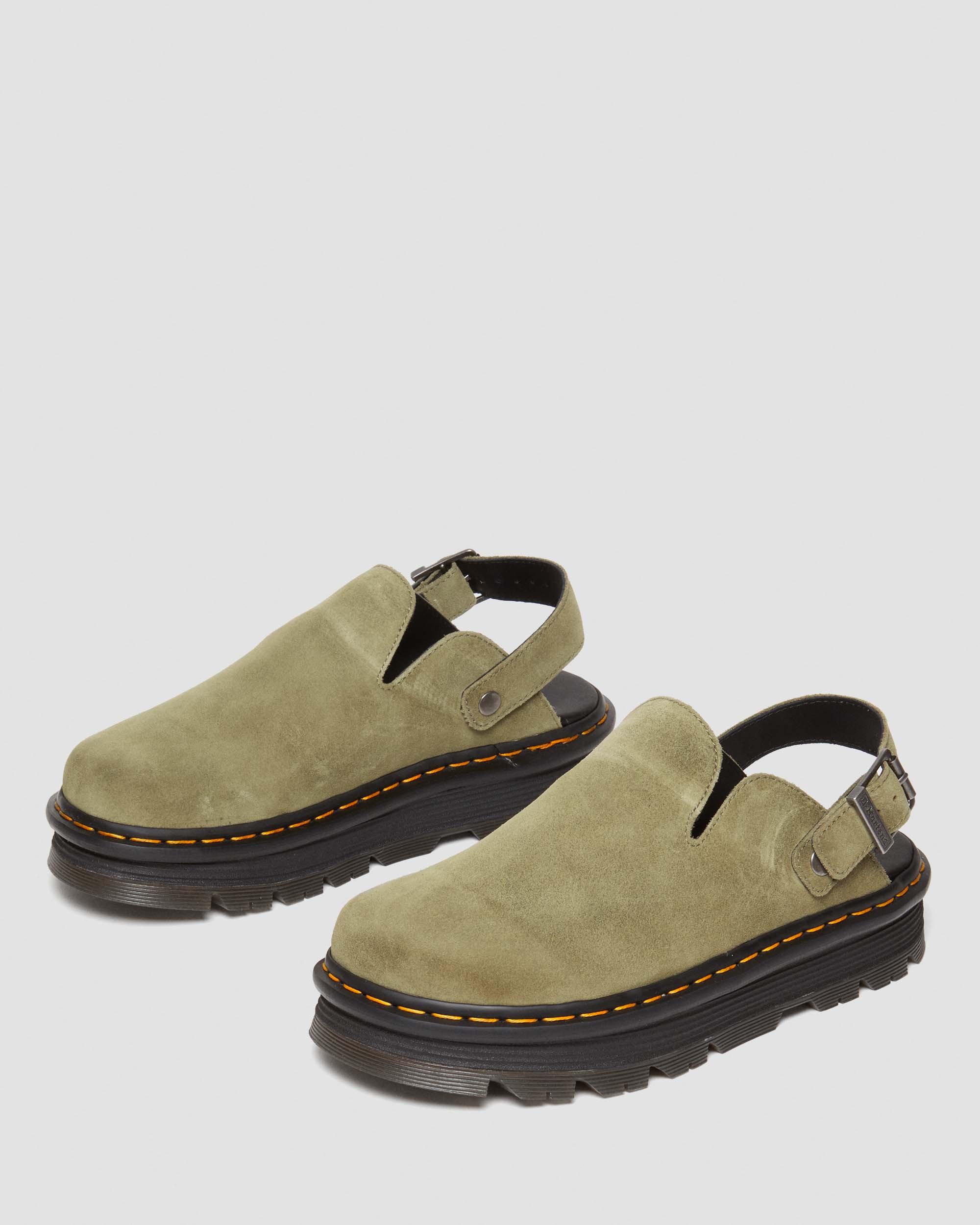 Zebzag Casual Slingback plattformsmules i mocka 