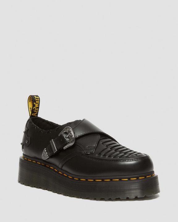 Ramsey Woven Smooth Leather Platform Creepers -kengätRamsey Woven Smooth Leather Platform Creepers -kengät Dr. Martens