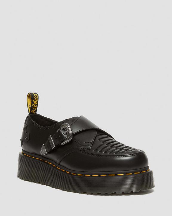 Ramsey Woven Smooth Leather Platform CreepersRamsey Woven Smooth Leather Platform Creepers Dr. Martens