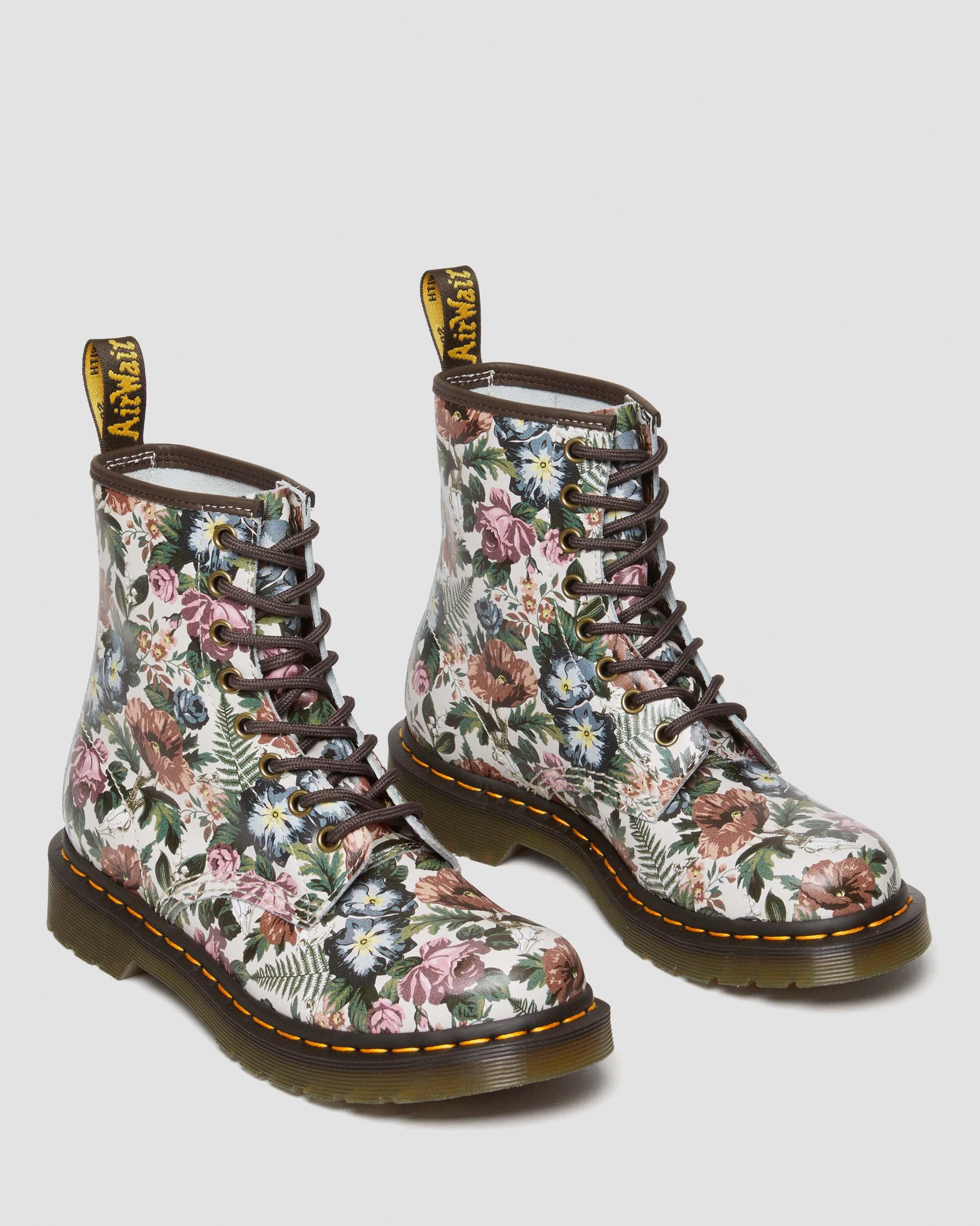 1460 Women's English Garden Leather Lace Up Boots