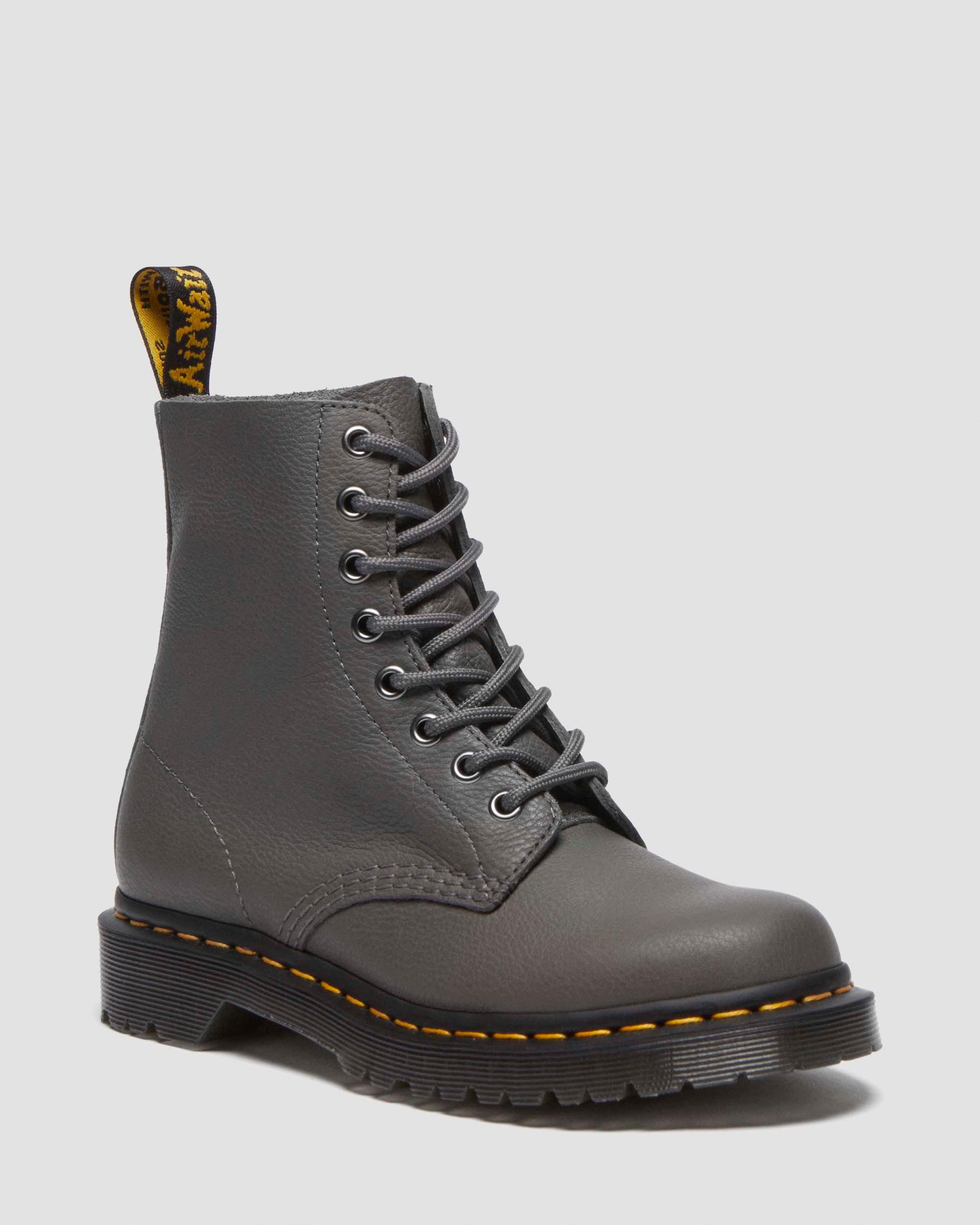 1490 Smooth Leather Mid Calf Boots in Black Dr. Martens