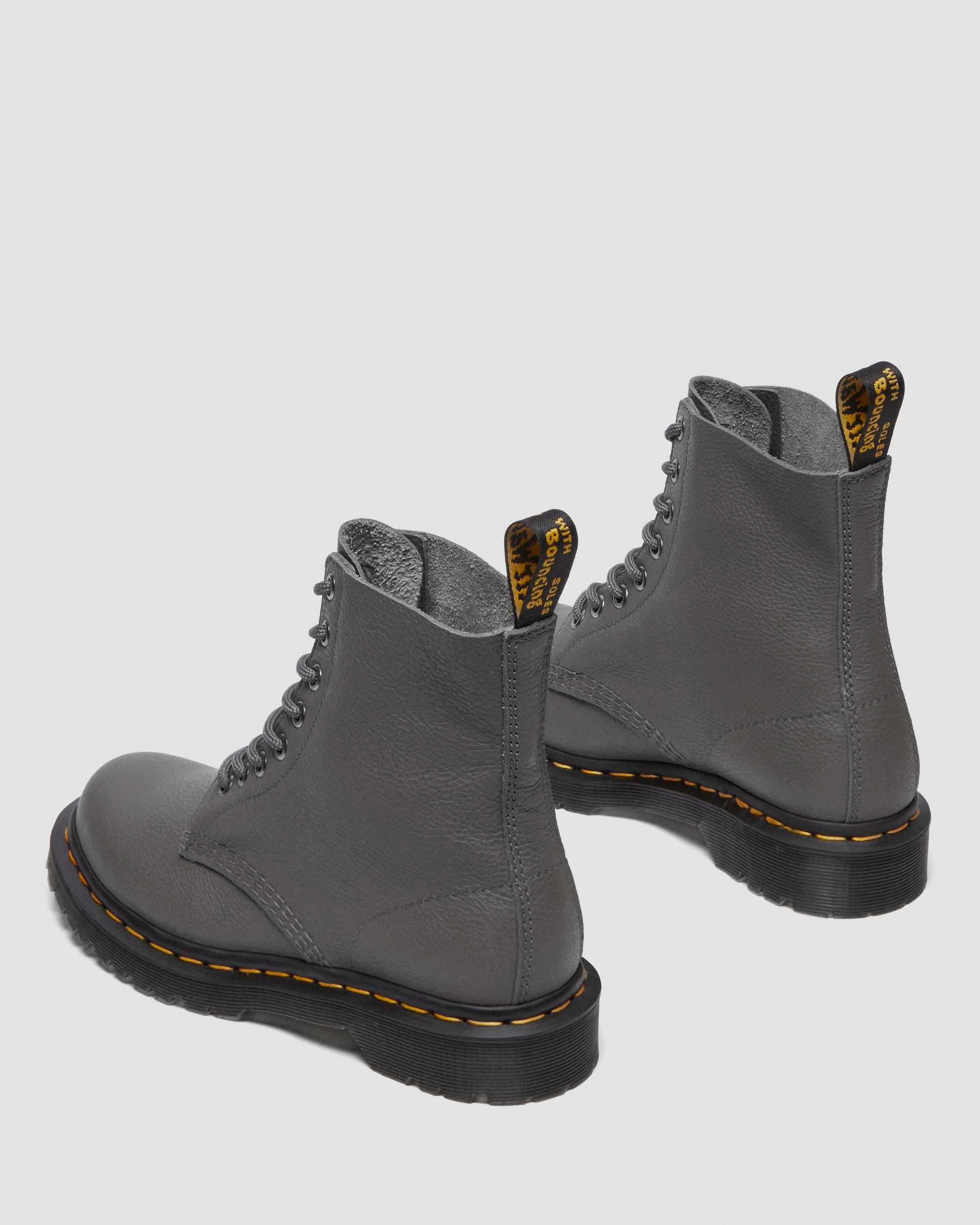 1460 Women's  Virginia Leather Boots in Gunmetal