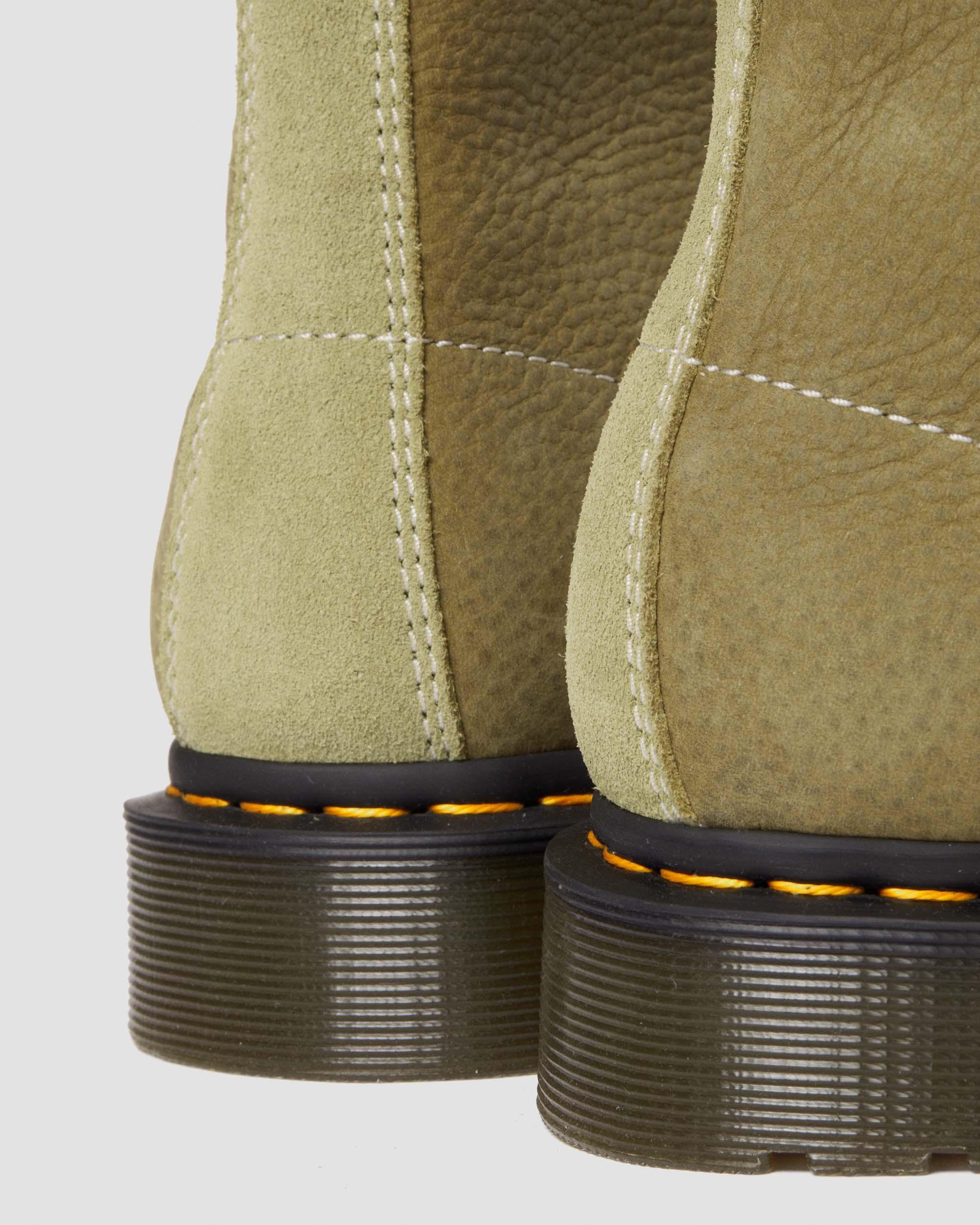 1460 Tumbled Nubuck Leather Lace Up Boots | Dr. Martens ReWair display picture 2
