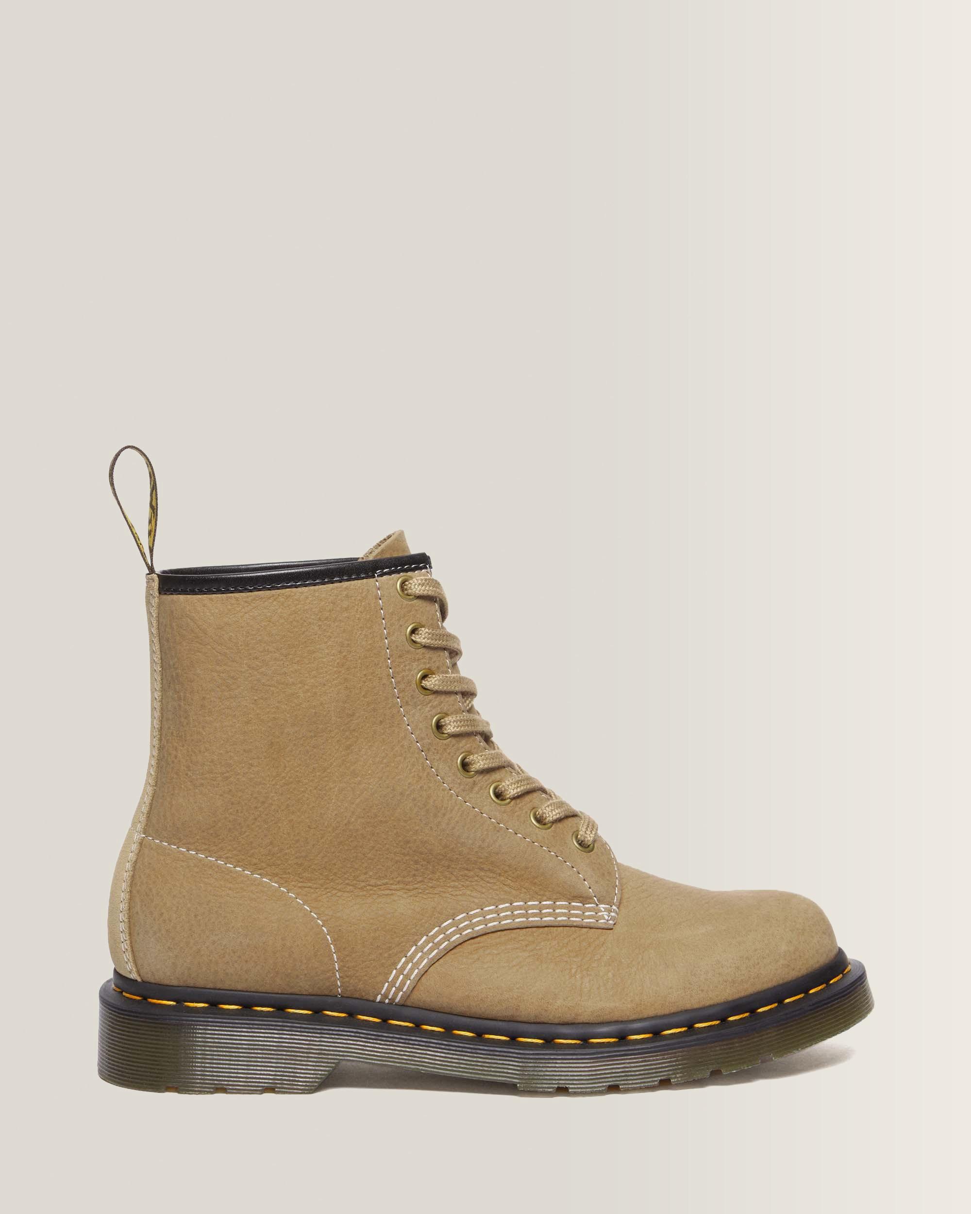 1460 Tumbled Nubuck Leather Lace Up Boots | Dr. Martens ReWair display picture 1