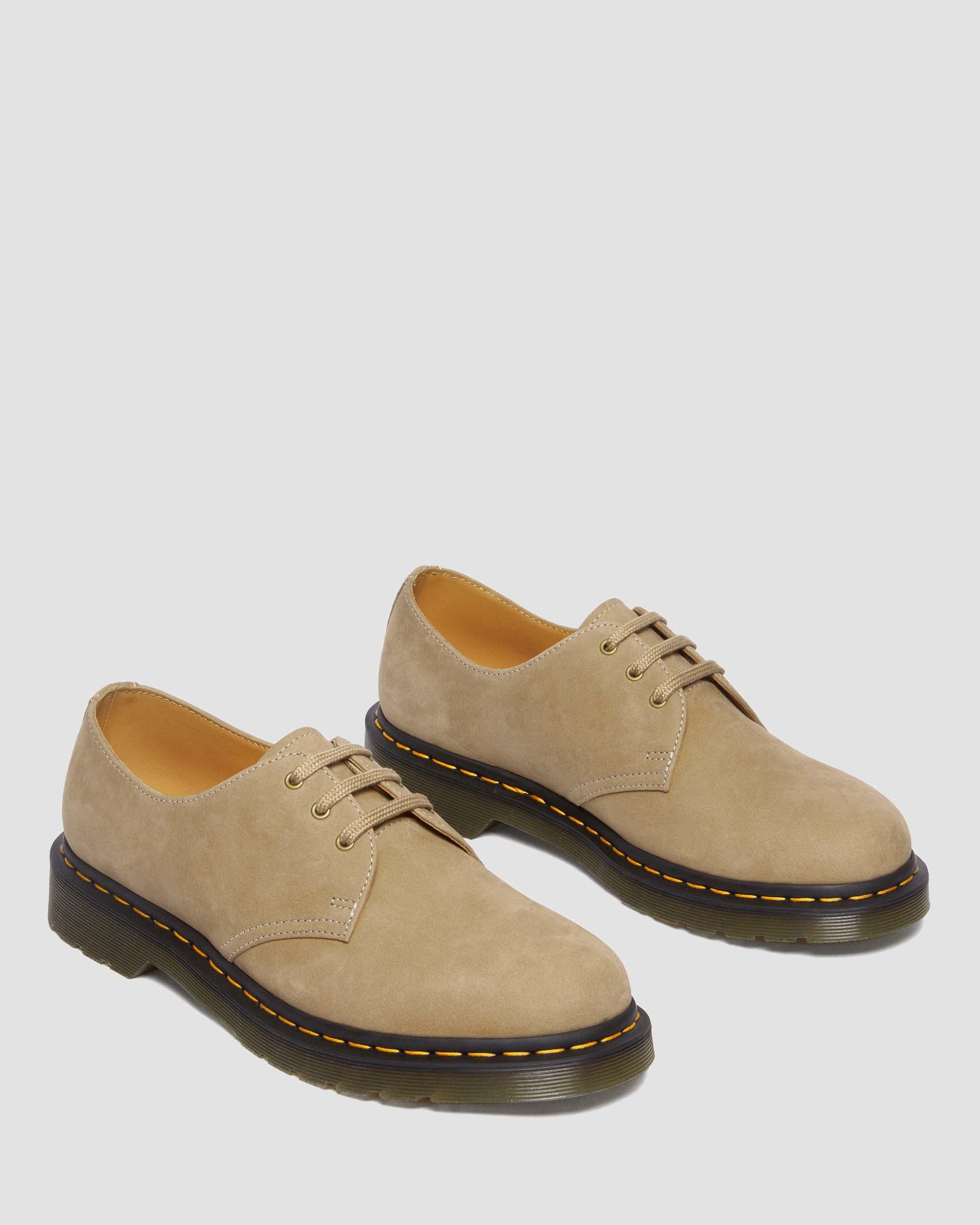 Shop Dr. Martens' 1461 Tumbled Nubuck Leather Oxford Shoes In Bräunen/braun
