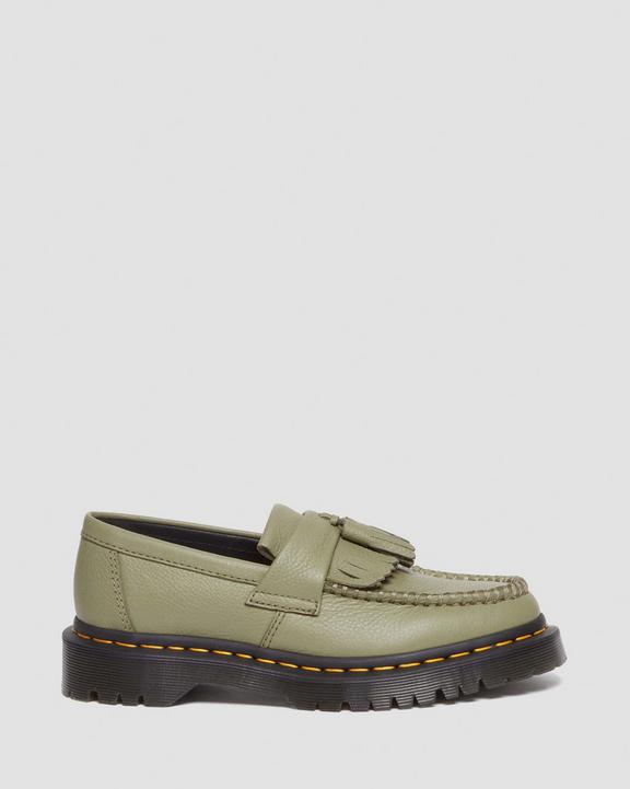 Adrian Women's Virginia Leather Tassel Loafers in Muted Adrian Women's Virginia Leather Tassel Loafers in Muted
