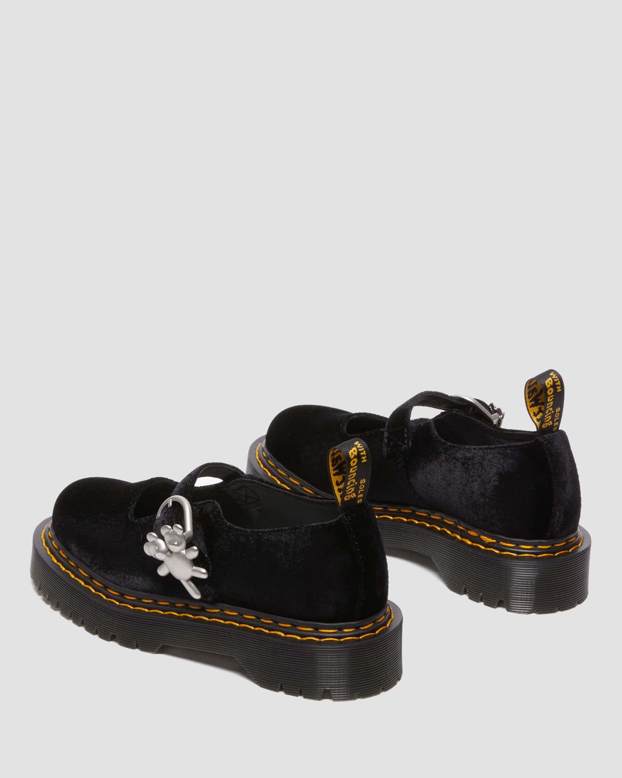 Addina Heaven by Marc Jacobs Velvet Shoes in Black