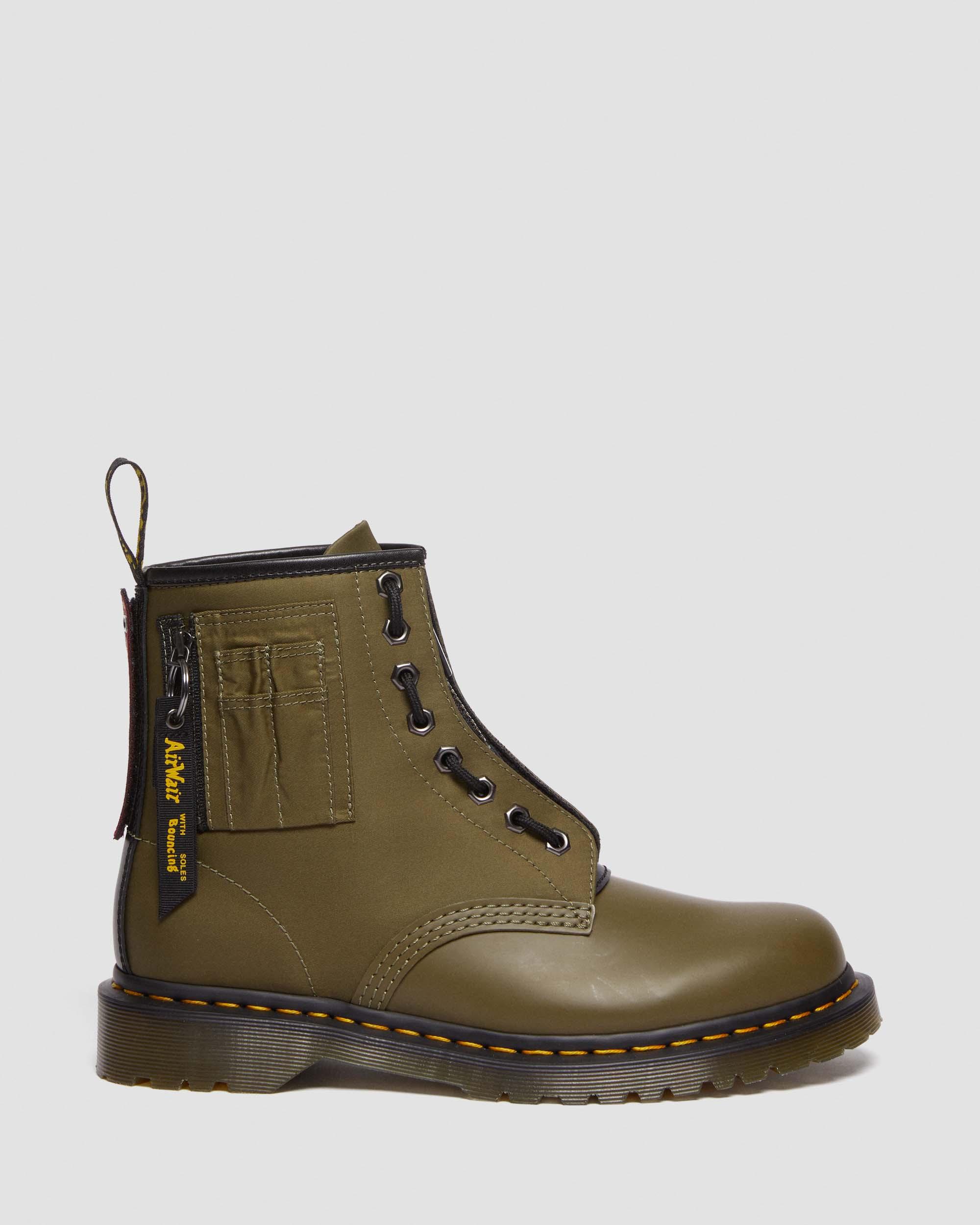 1460 BEN ALPHA INDUSTRIES LEDER & NYLON STIEFEL