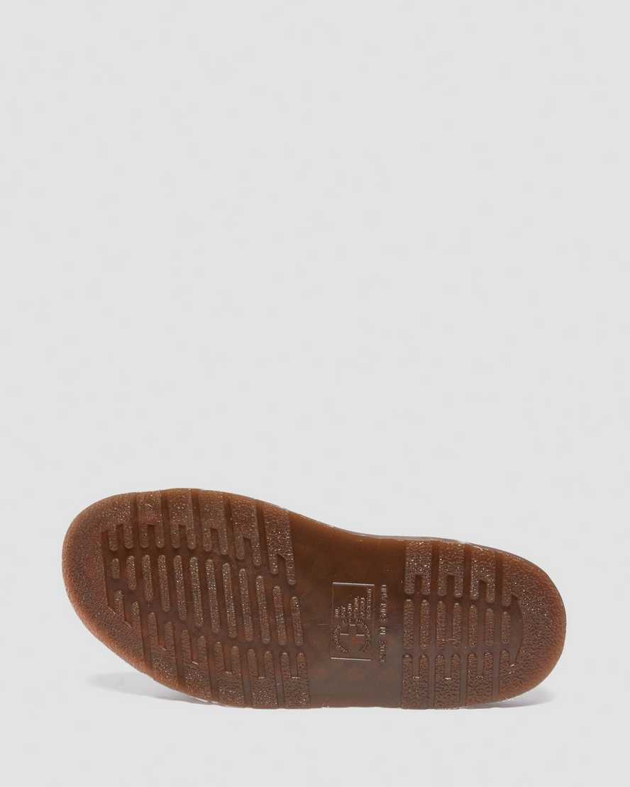 Dayne Made in England Leather & Suede Applique Slide SandalsDayne Made in England Leather & Suede Applique Slide Sandals Dr. Martens