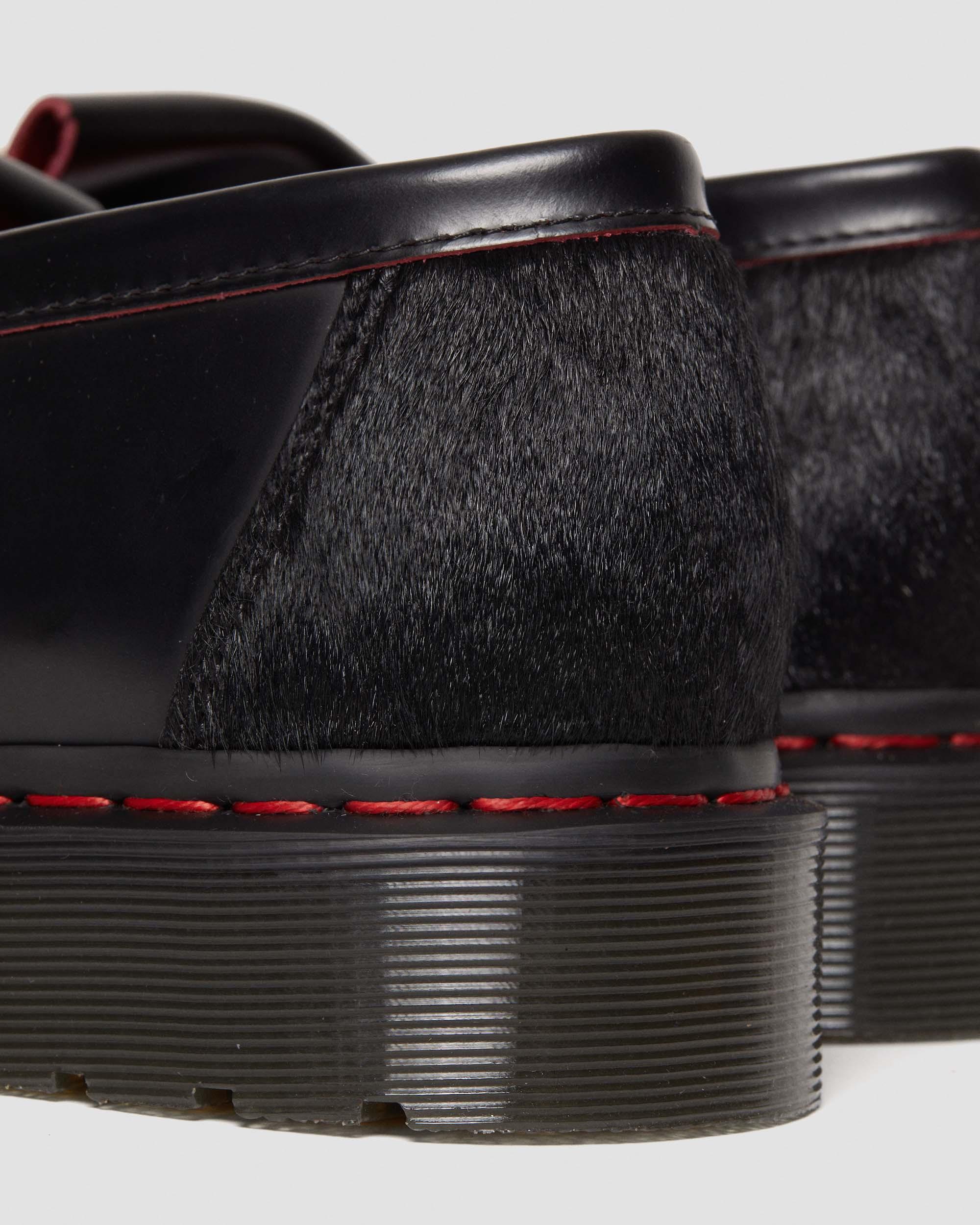 Adrian Year of the Dragon Hair-On Tassel Loafers