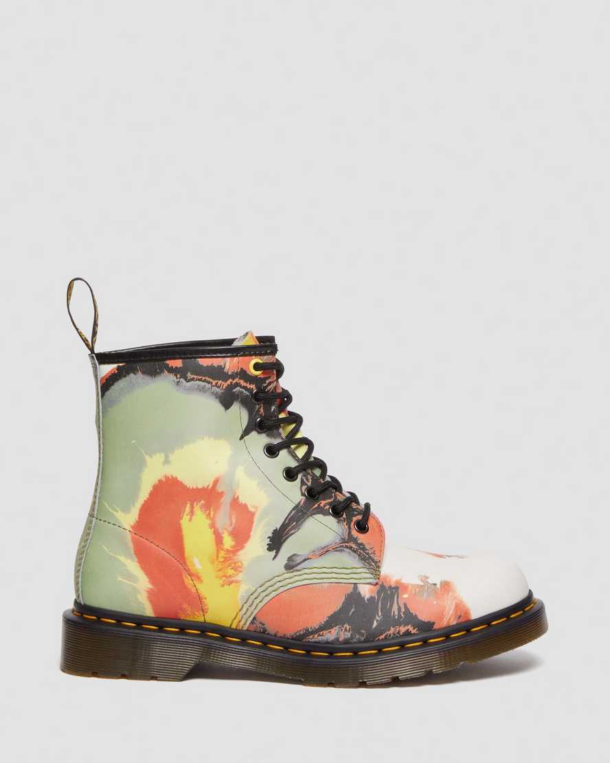 1460 Tate Volcanic Flare Leather Boots1460 Tate Volcanic Flare Leather Boots Dr. Martens