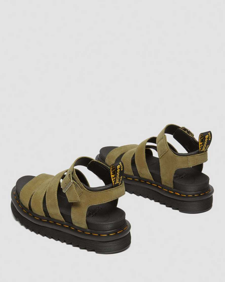 Blaire-sandaler i Tumbled Nubuck-læderBlaire-sandaler i Tumbled Nubuck-læder Dr. Martens