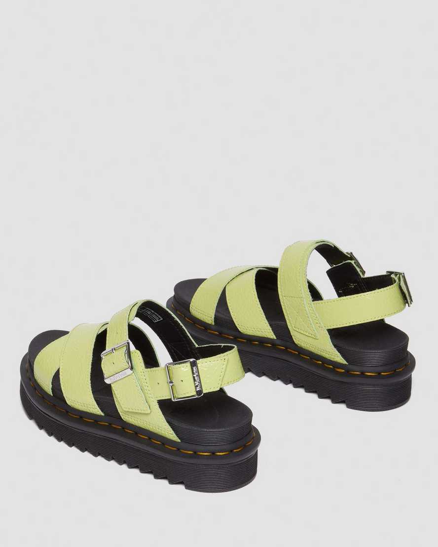 Voss II Distressed Patent Leather SandalsVoss II Distressed Patent Leather Sandals Dr. Martens
