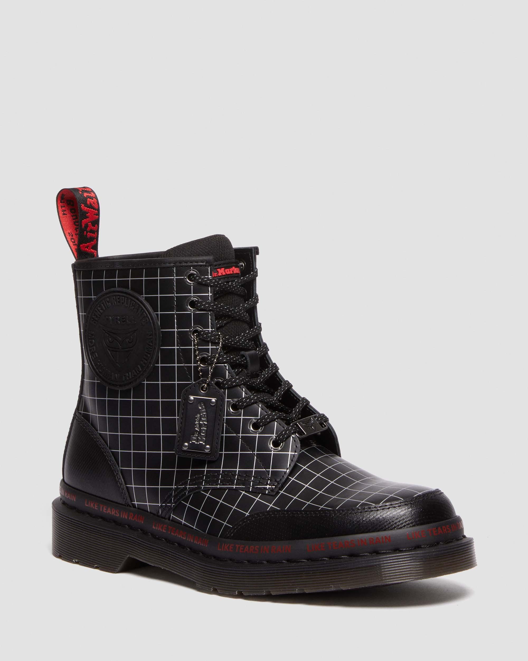 1460 Rick Owens DMXL Leather Lace Up Boots in Black | Dr. Martens
