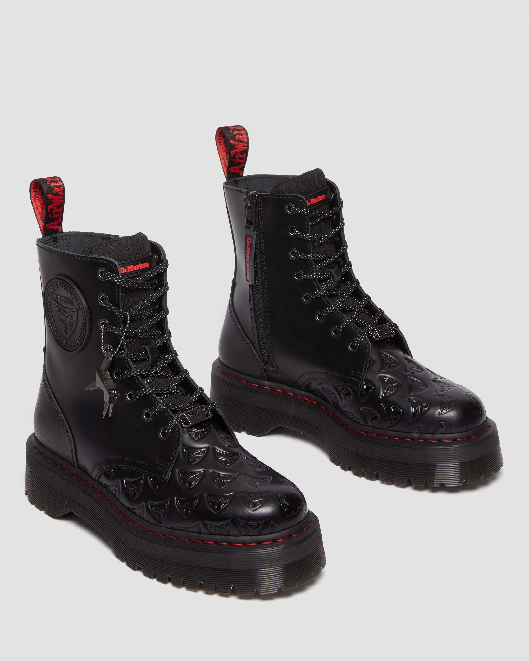 Jadon Blade Runner Leather Boots in Black