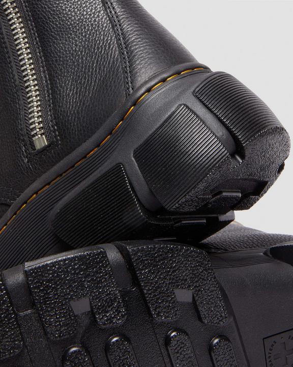 1918 Rick Owens DMXL Tall Leather Lace Up Boots in Black 1918 Rick Owens DMXL Tall Leather Lace Up Boots in Black