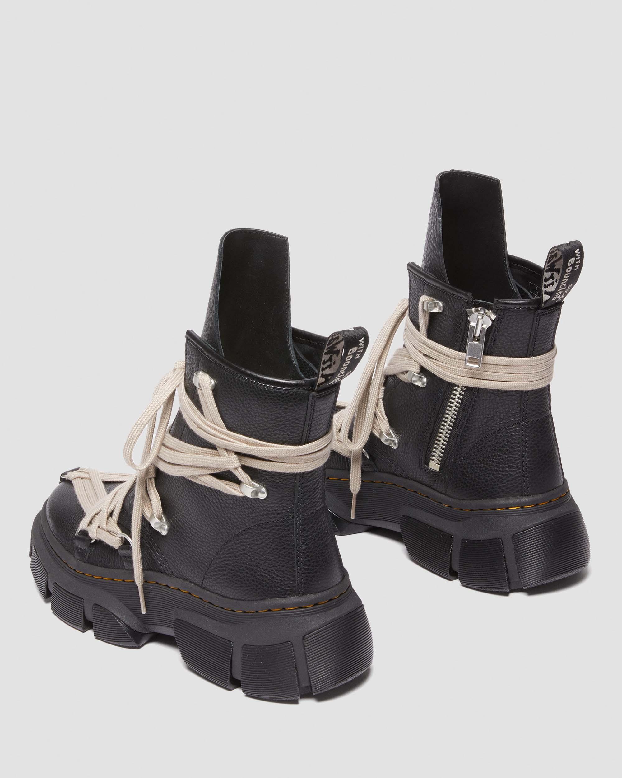 DR MARTENS 1460 Rick Owens DMXL Megalace Leather Lace Up Boots