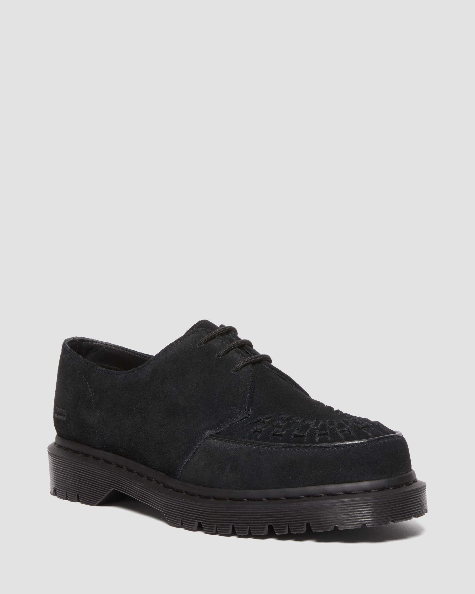 Ramsey Supreme Suede Creepers in Black | Dr. Martens